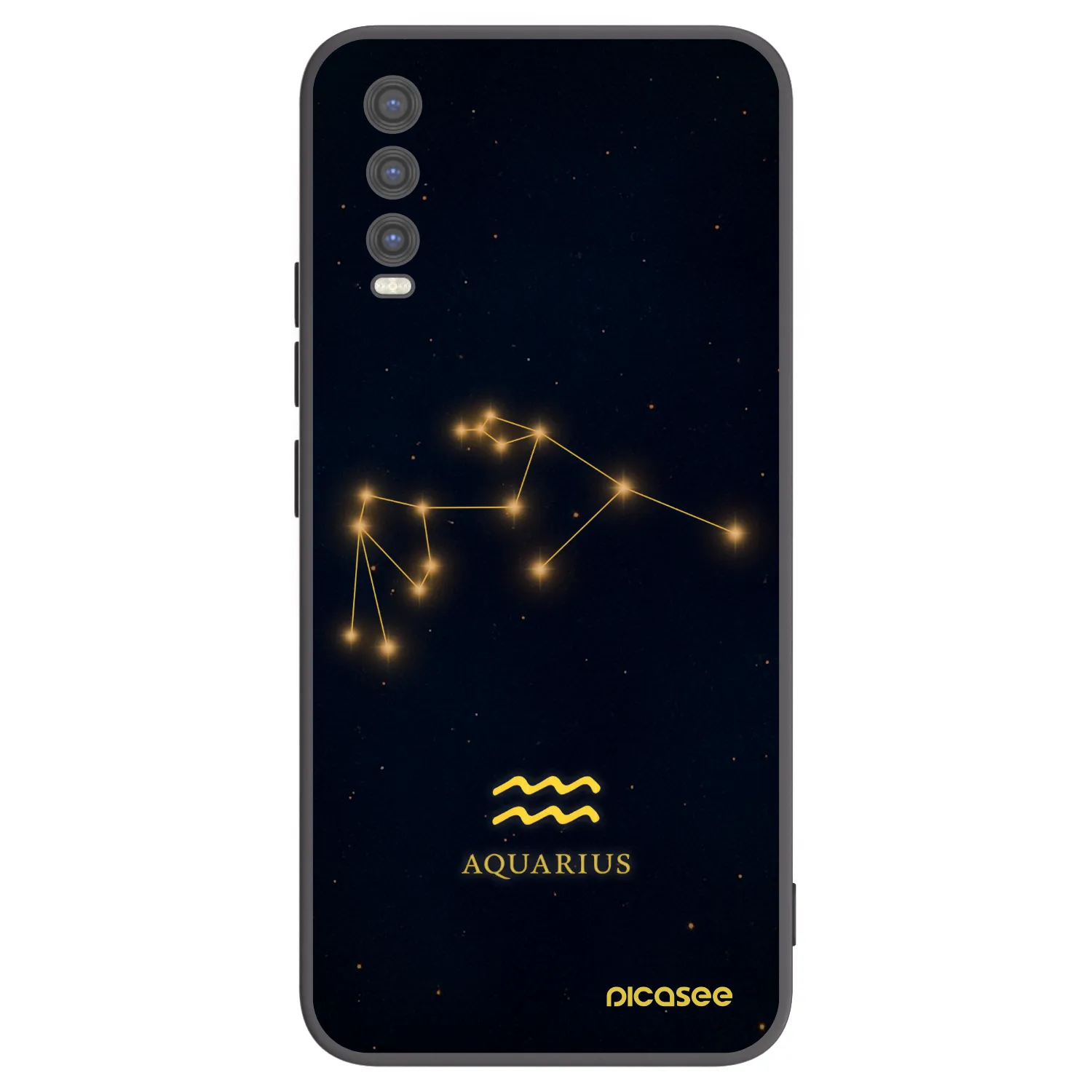 Picasee silikónový čierny obal pre Vivo Y20s - AQUARIUS