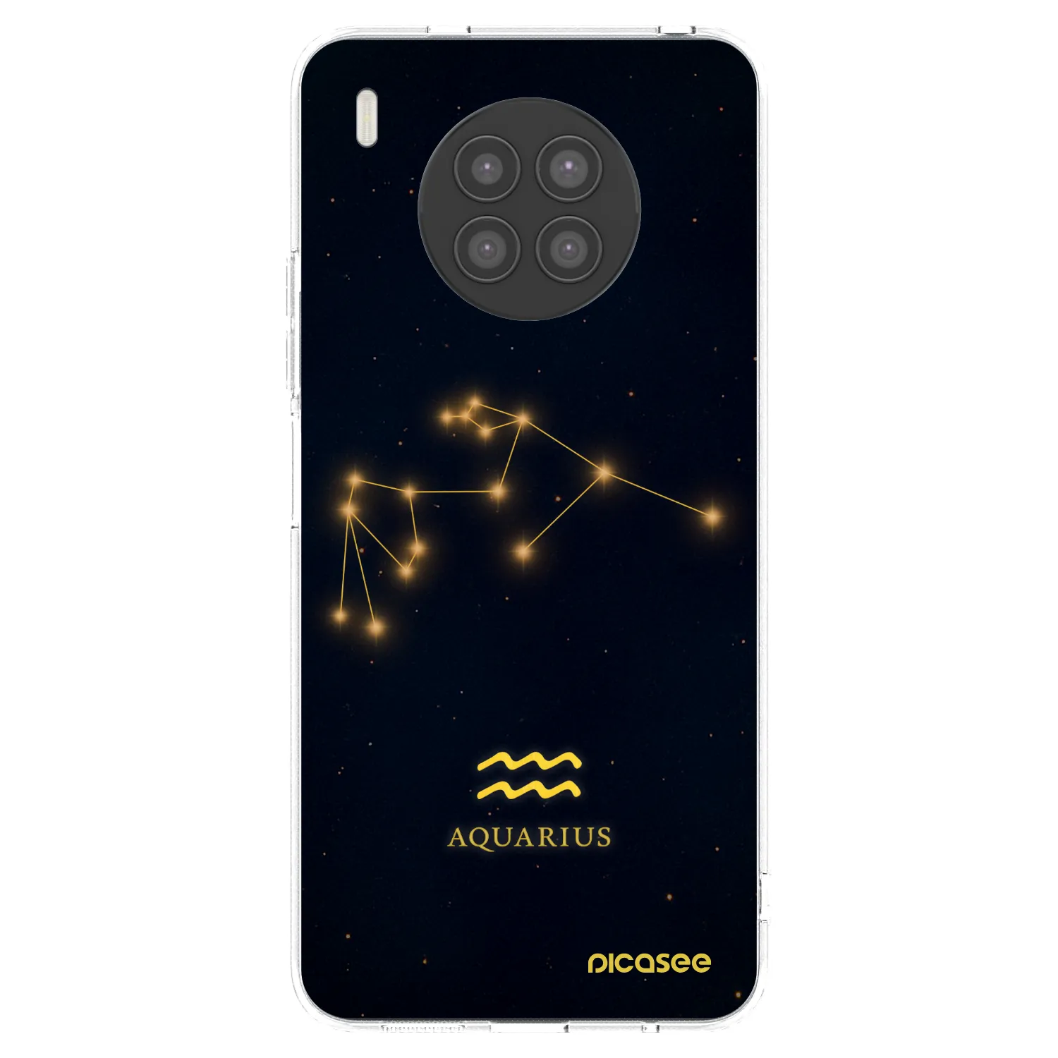 Picasee silikónový prehľadný obal pre Huawei Nova 8i - AQUARIUS
