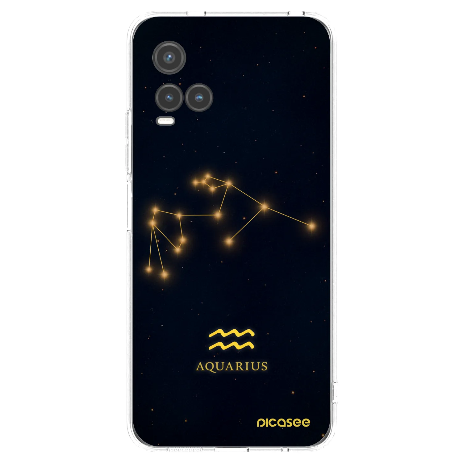 Picasee silikónový prehľadný obal pre Vivo Y33s - AQUARIUS