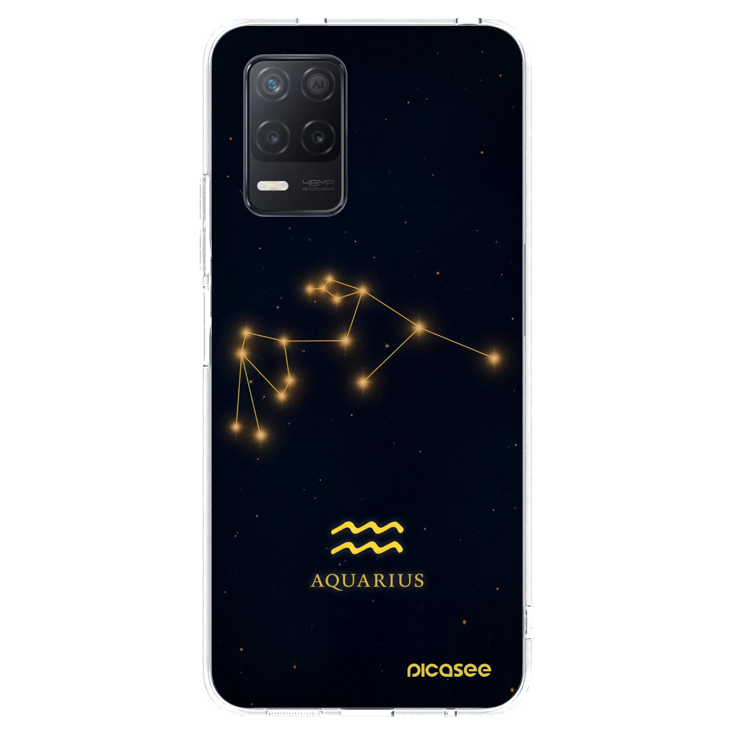 Picasee silikónový prehľadný obal pre Realme 8 5G - AQUARIUS