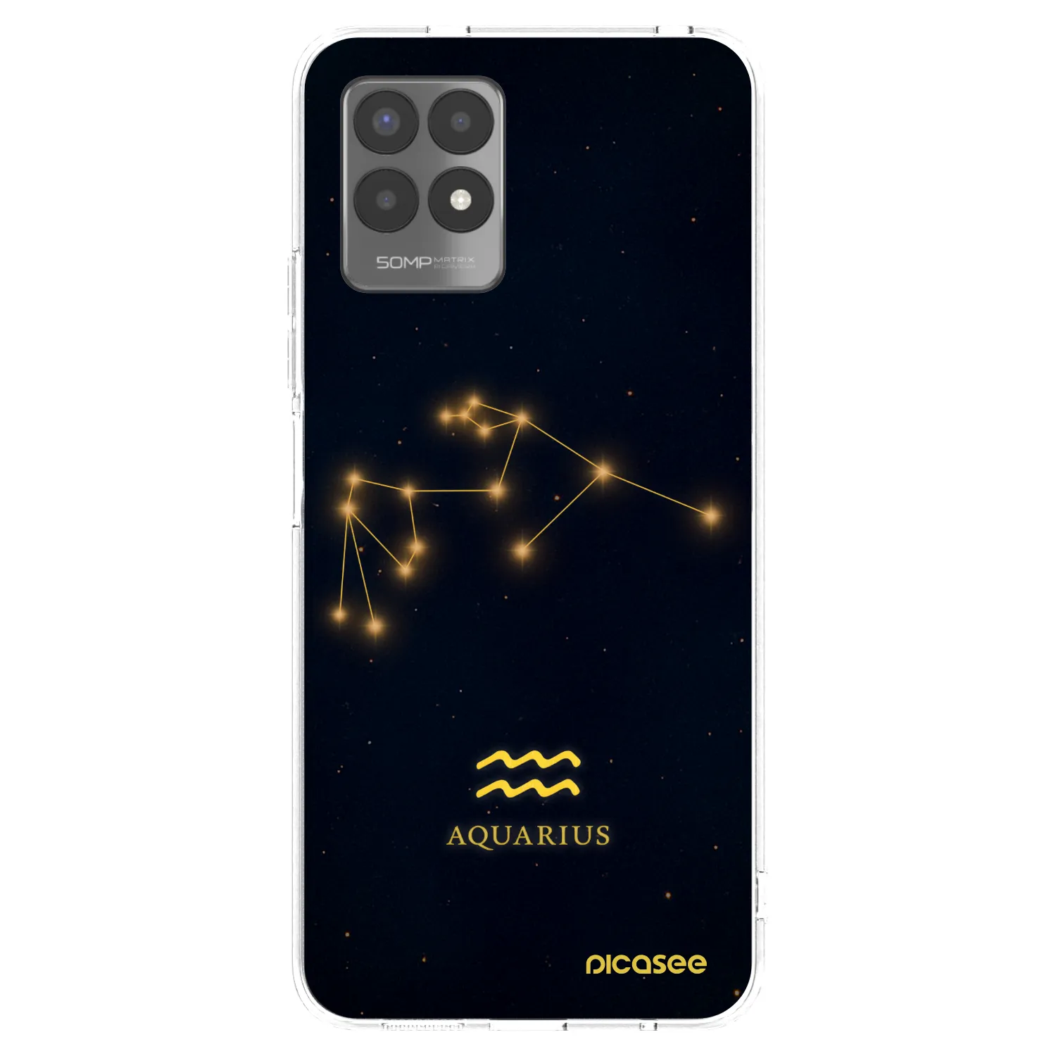 Picasee silikónový prehľadný obal pre Realme 8i - AQUARIUS