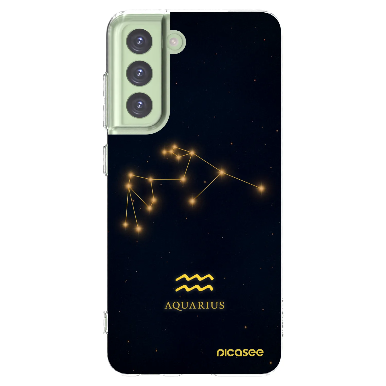Picasee silikónový prehľadný obal pre Samsung Galaxy S21 FE 5G - AQUARIUS