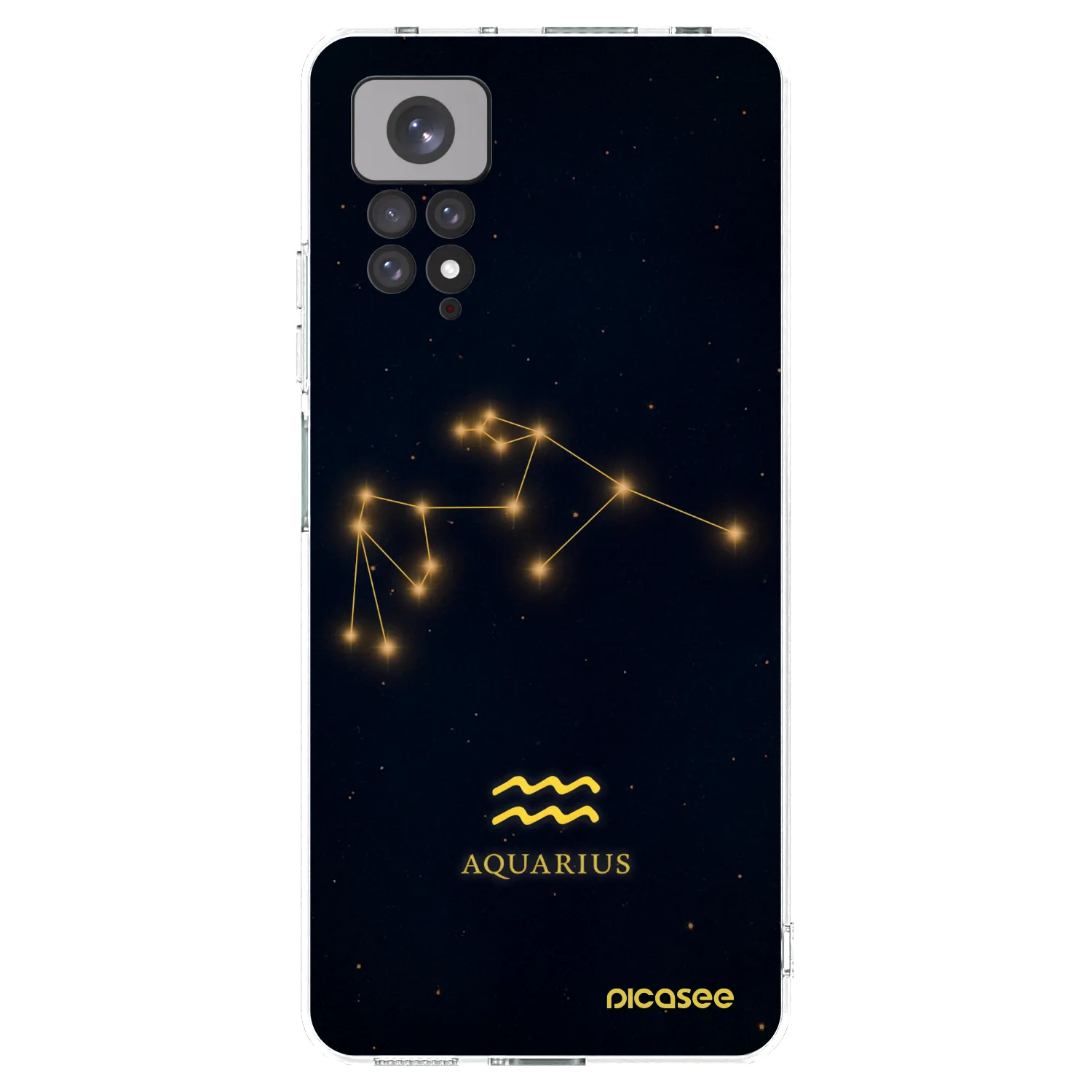 Picasee silikónový prehľadný obal pre Xiaomi Redmi Note 11 - AQUARIUS