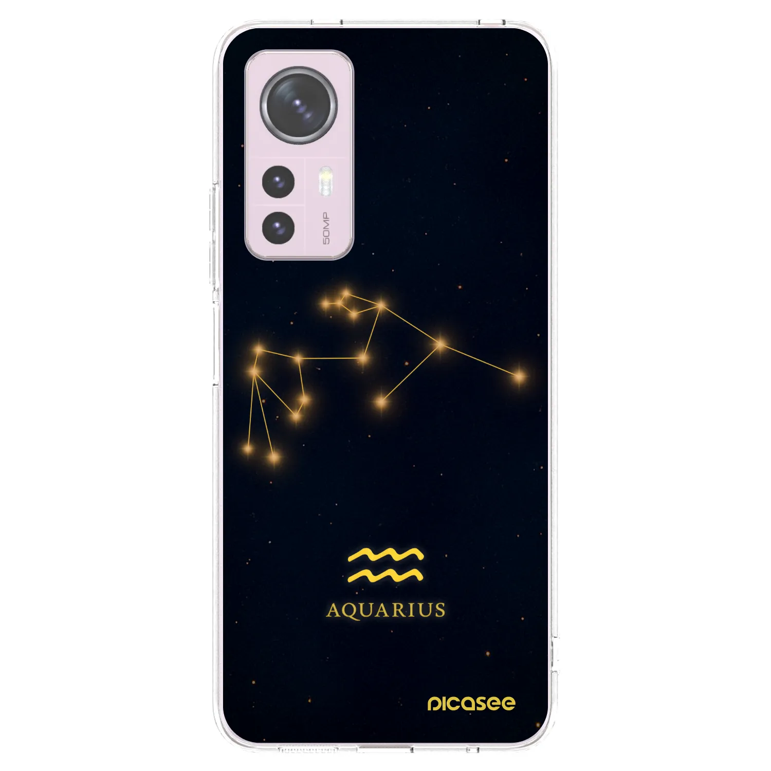 Picasee silikónový prehľadný obal pre Xiaomi 12 - AQUARIUS