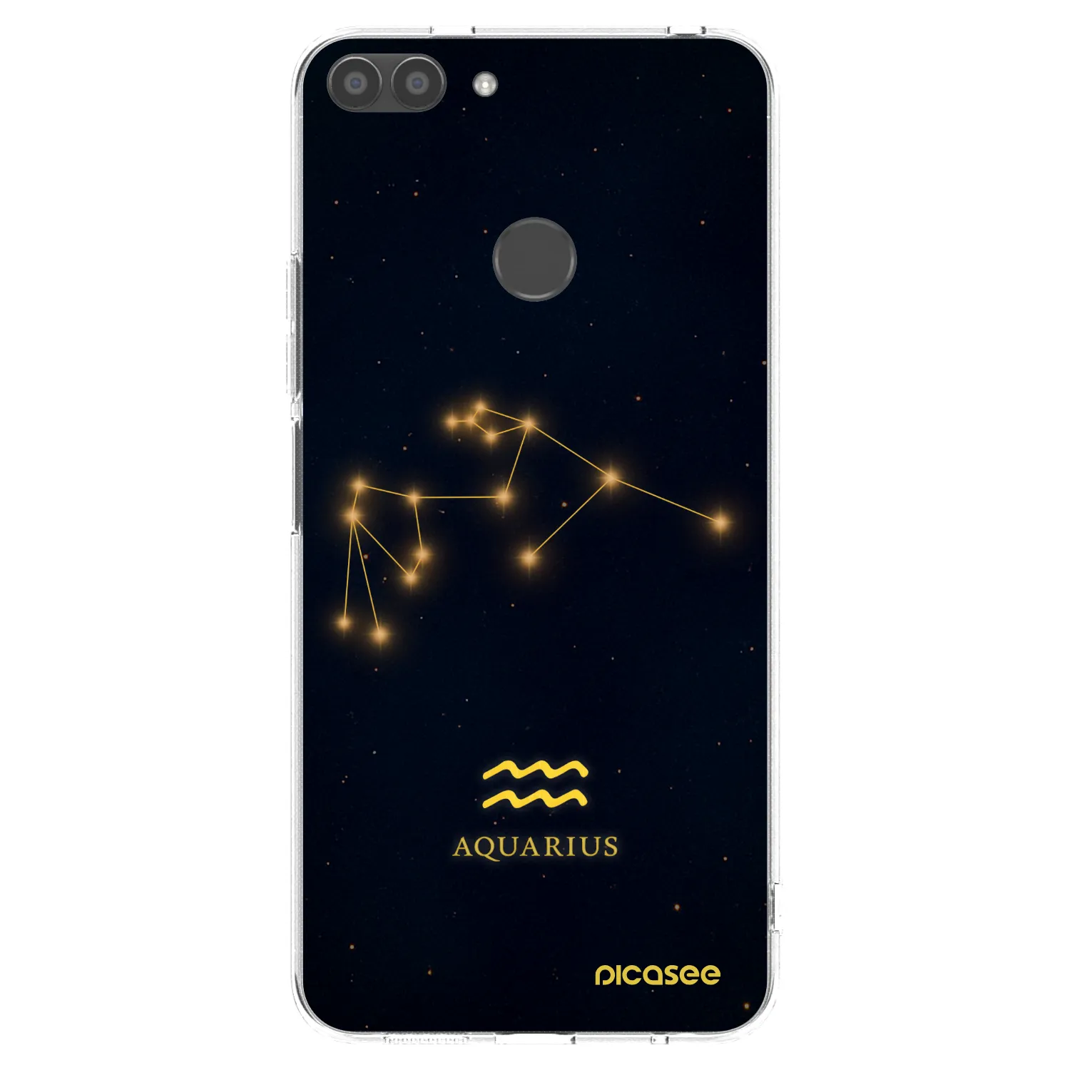 Picasee silikónový prehľadný obal pre Huawei P Smart - AQUARIUS