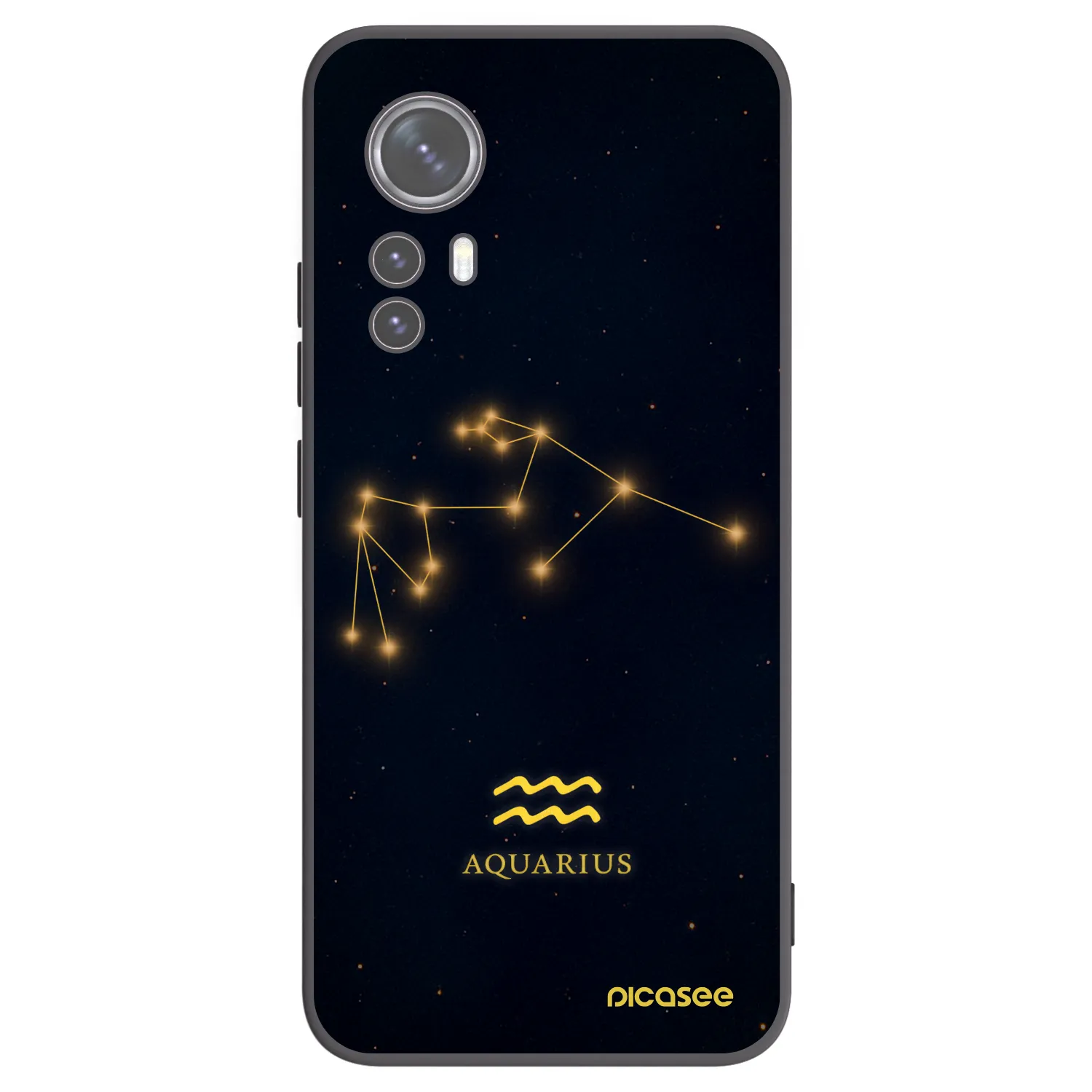 Picasee silikónový čierny obal pre Xiaomi 12X - AQUARIUS