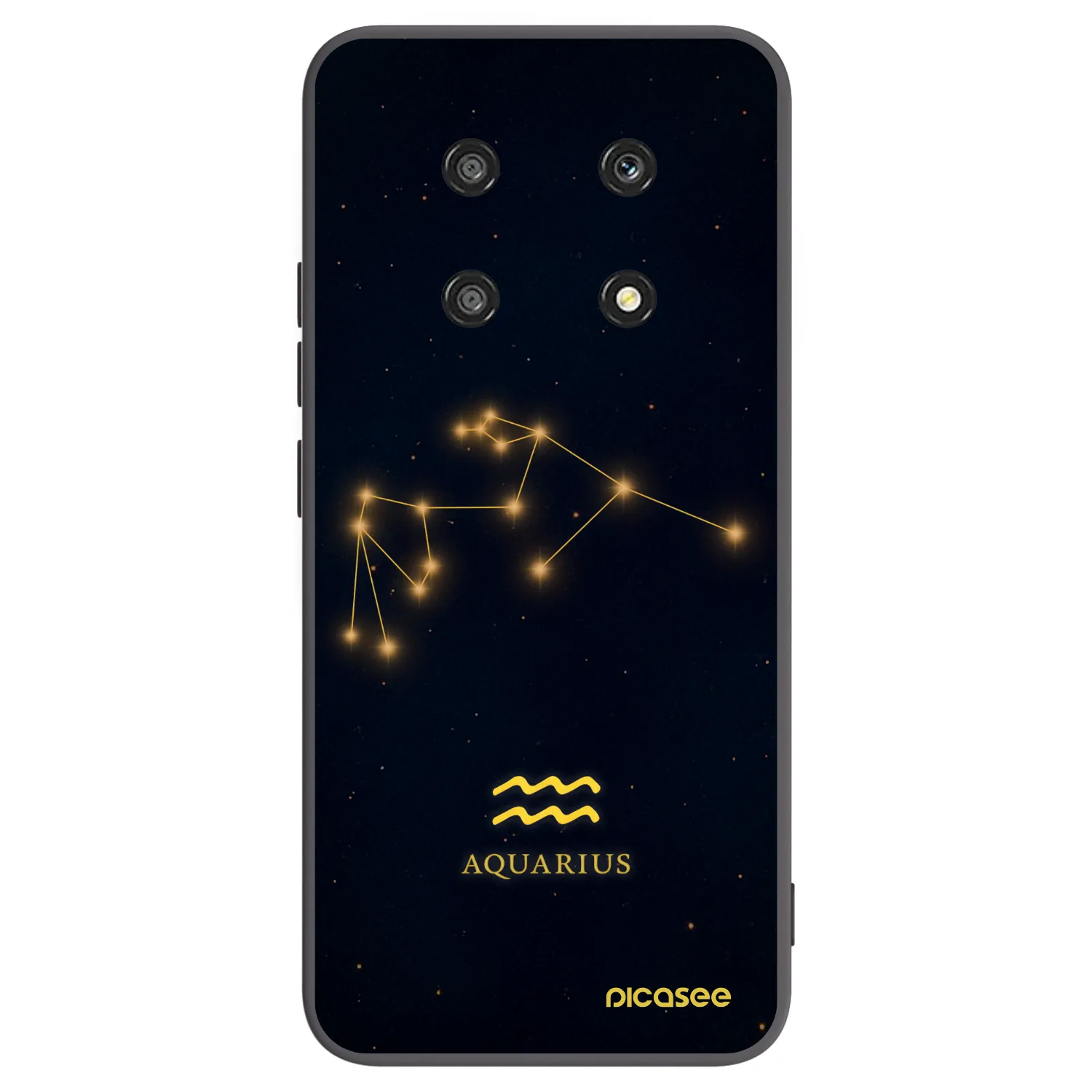 Picasee silikónový čierny obal pre Honor Magic4 Lite 5G - AQUARIUS