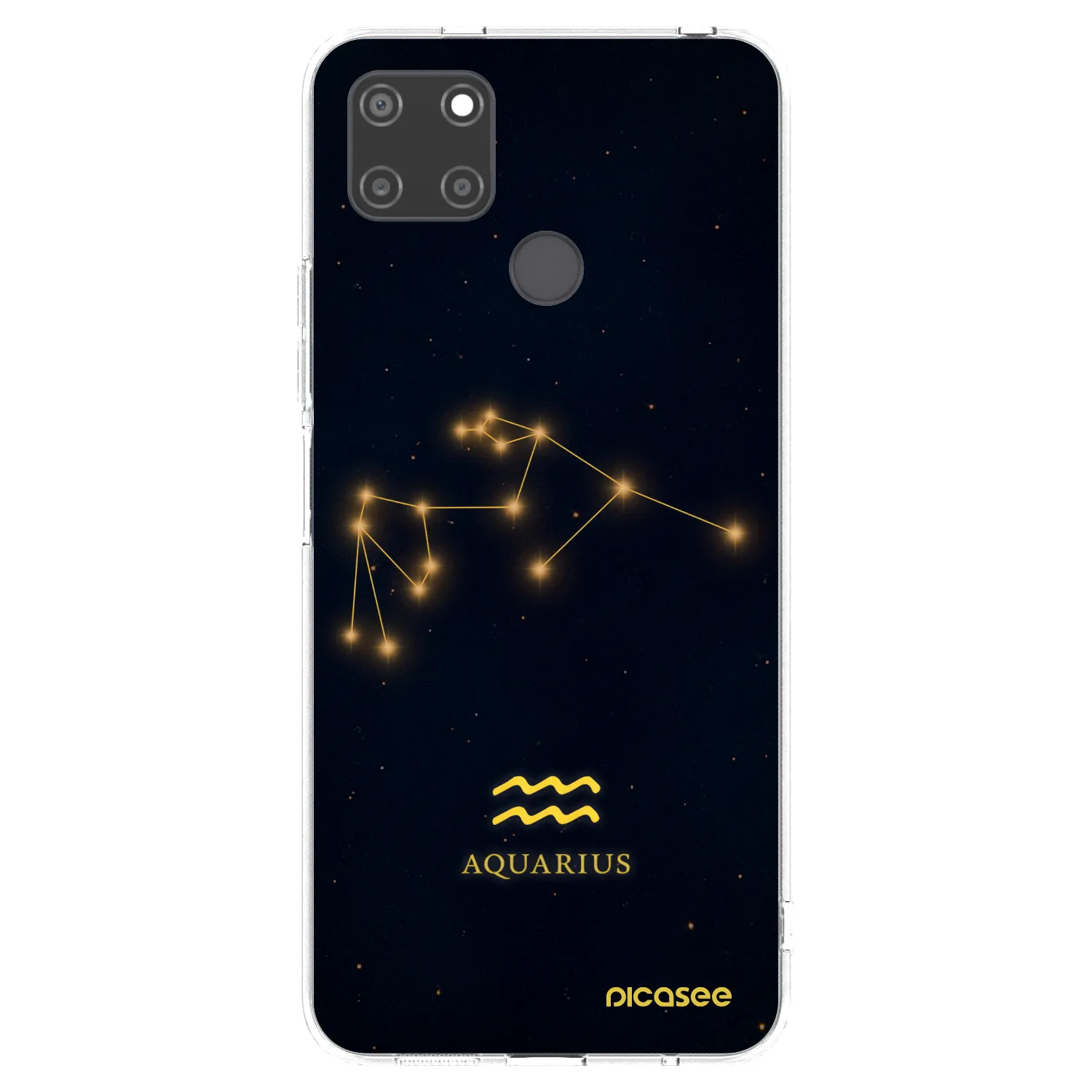 Picasee silikónový prehľadný obal pre Realme C21Y - AQUARIUS