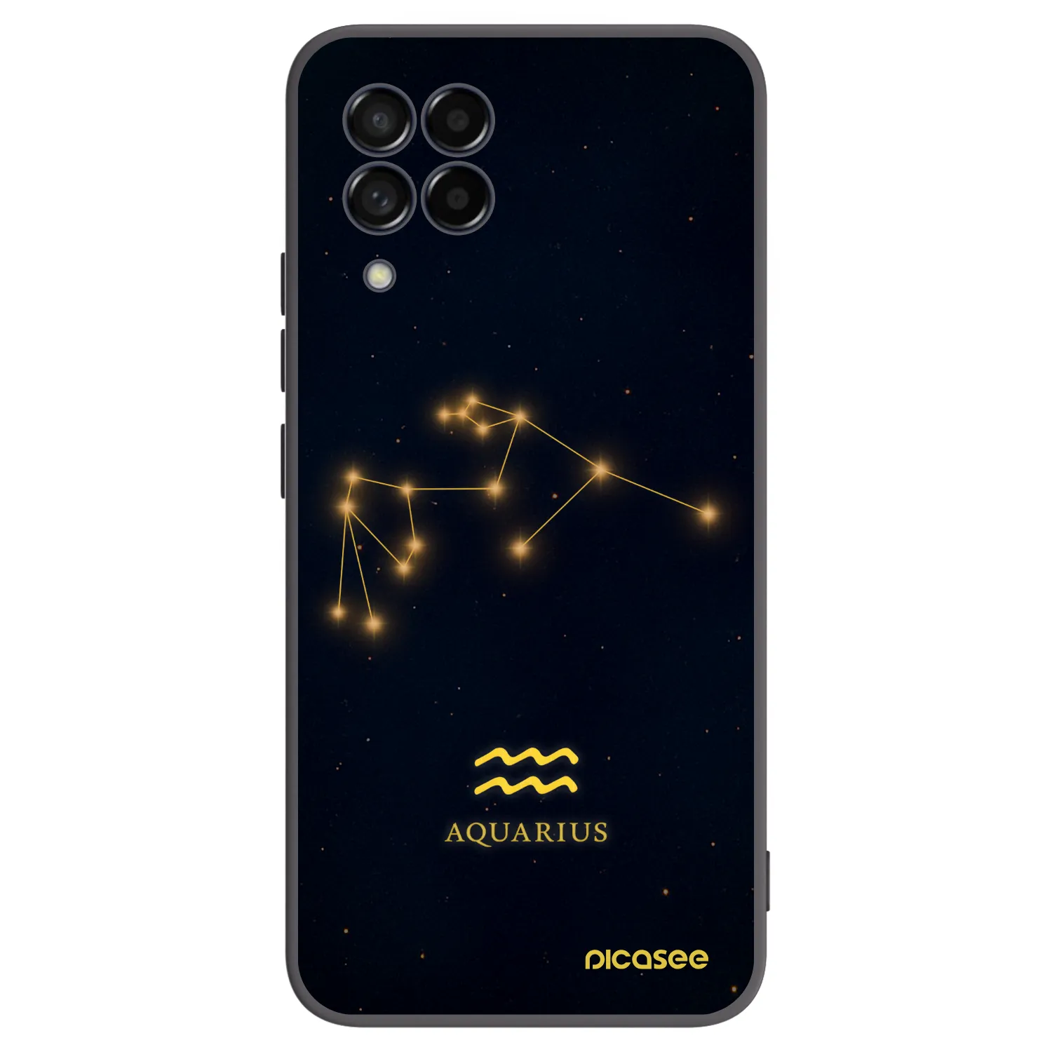 Picasee silikónový čierny obal pre Samsung Galaxy M53 5G - AQUARIUS