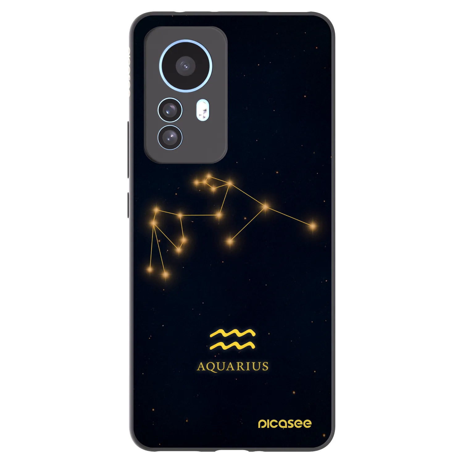 Picasee silikónový čierny obal pre Xiaomi 12T Pro - AQUARIUS