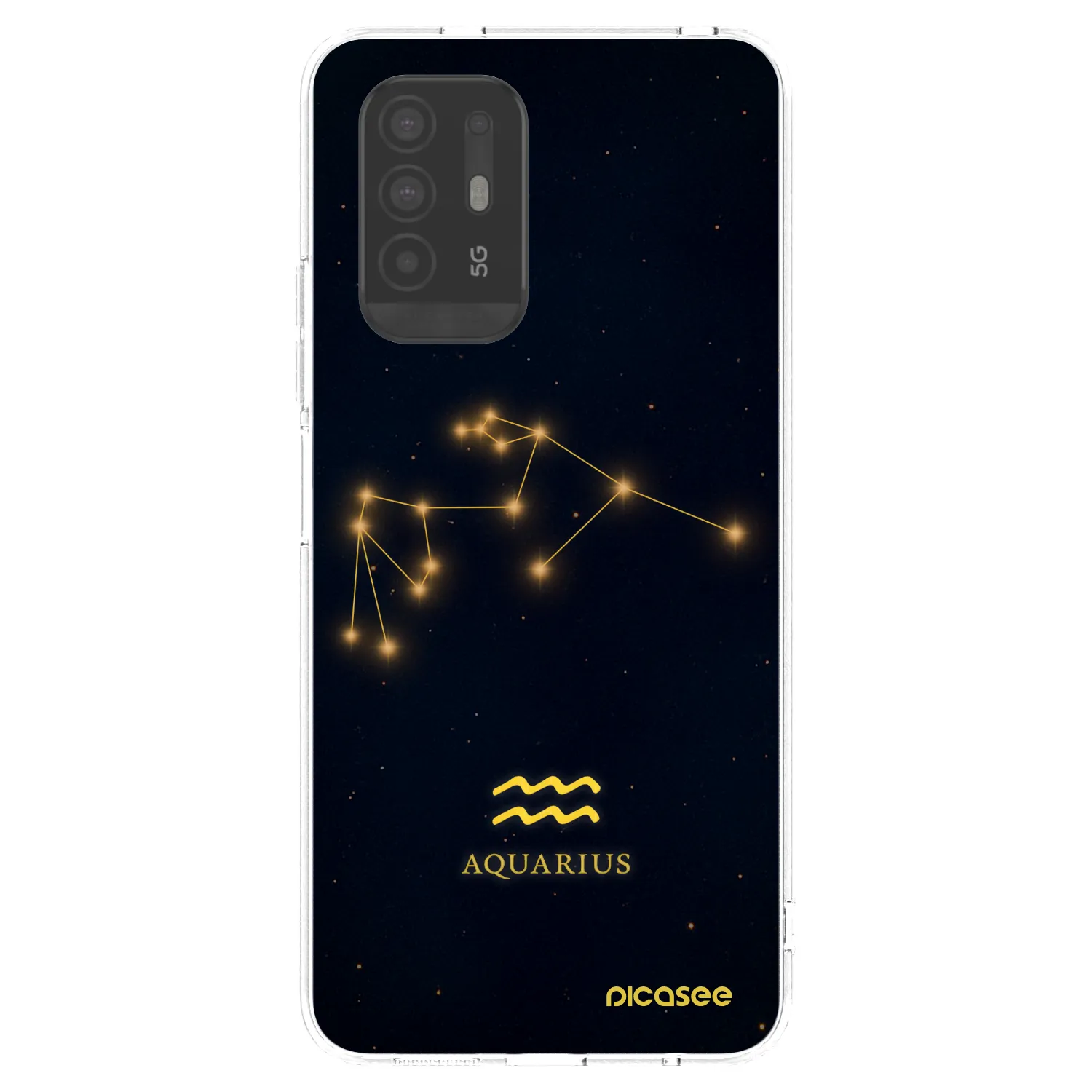Picasee silikónový prehľadný obal pre OPPO A94 5G - AQUARIUS