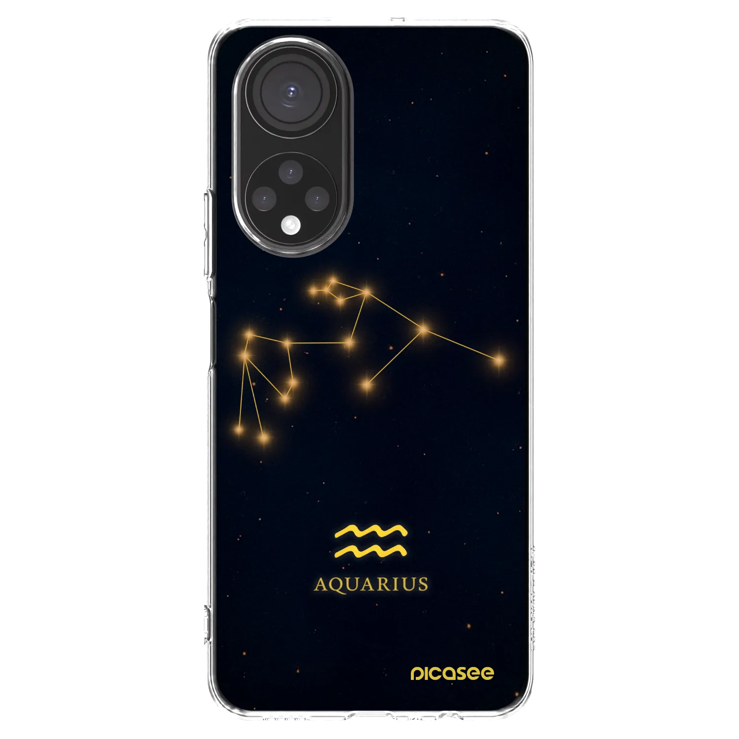 Picasee silikónový prehľadný obal pre Honor X7 - AQUARIUS