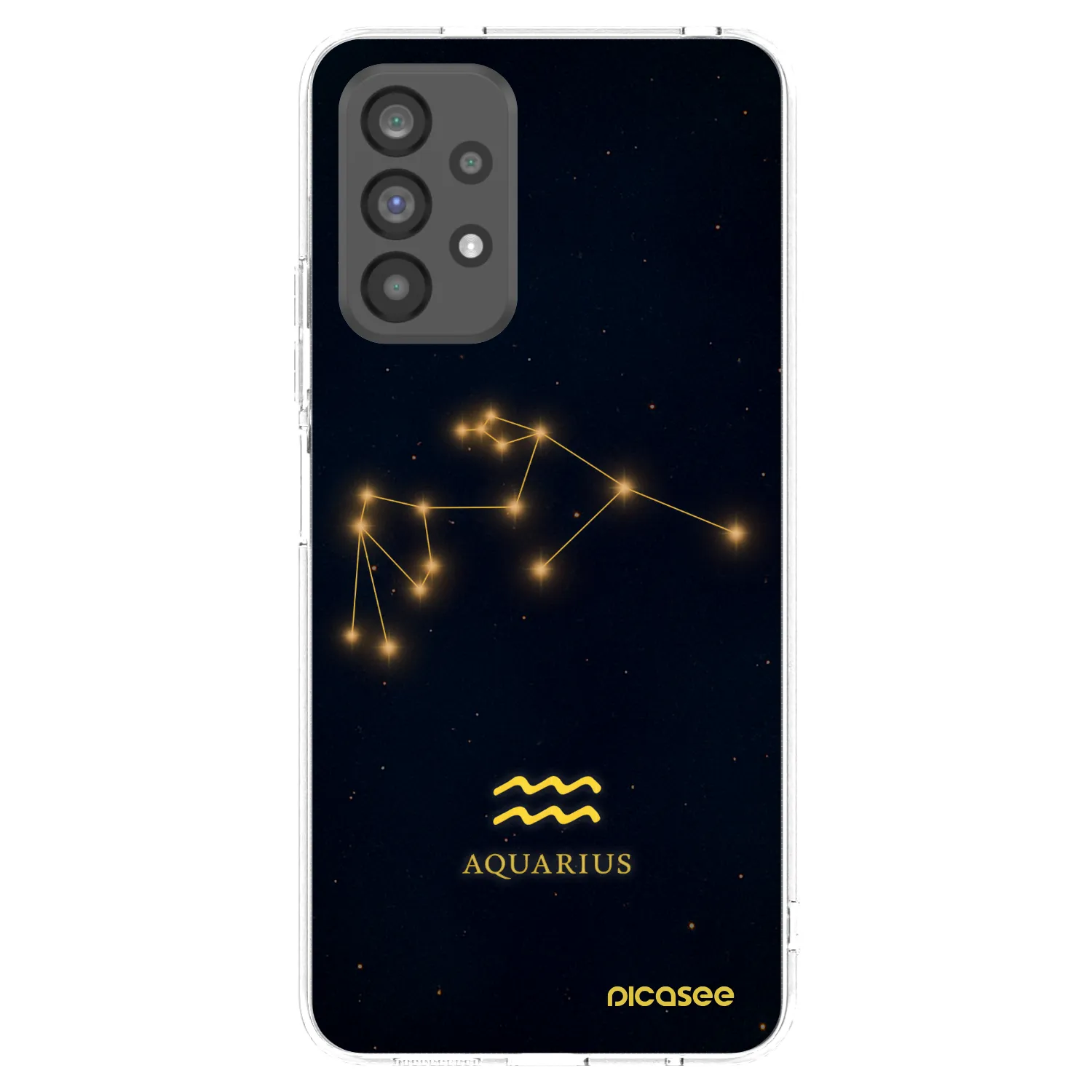 Picasee silikónový prehľadný obal pre Samsung Galaxy A73 5G - AQUARIUS