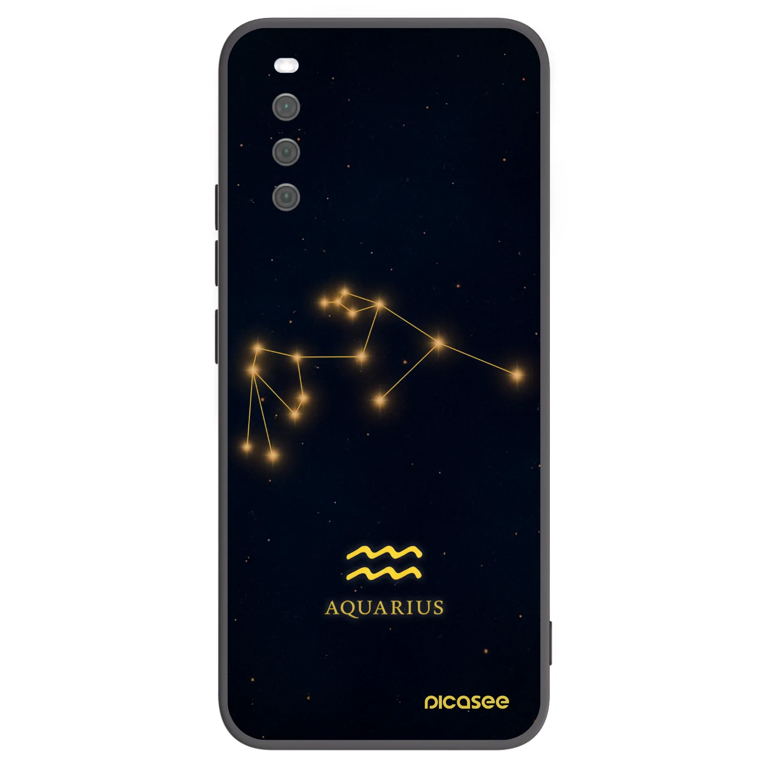 Picasee silikónový čierny obal pre Sony Xperia 10 III - AQUARIUS