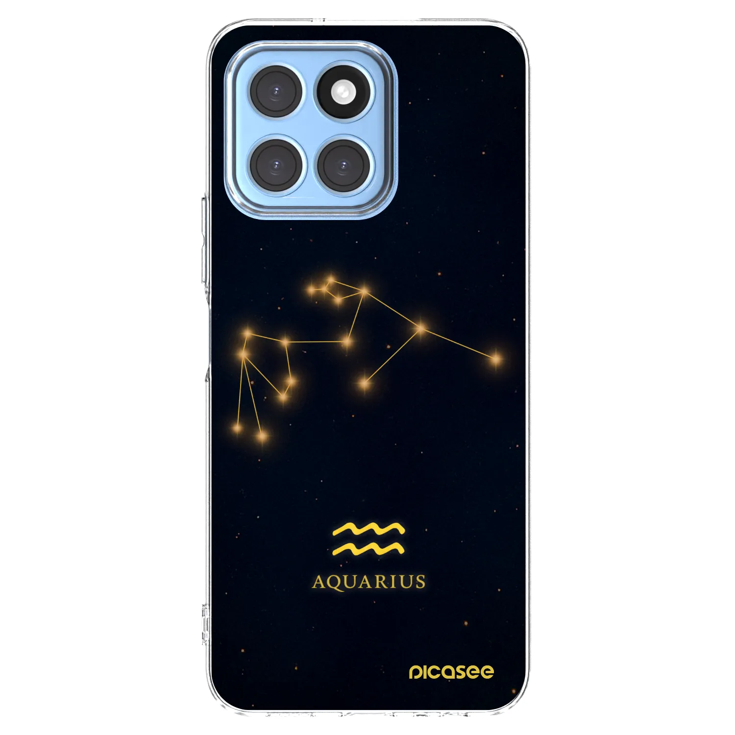 Picasee silikónový prehľadný obal pre Honor X8 5G - AQUARIUS
