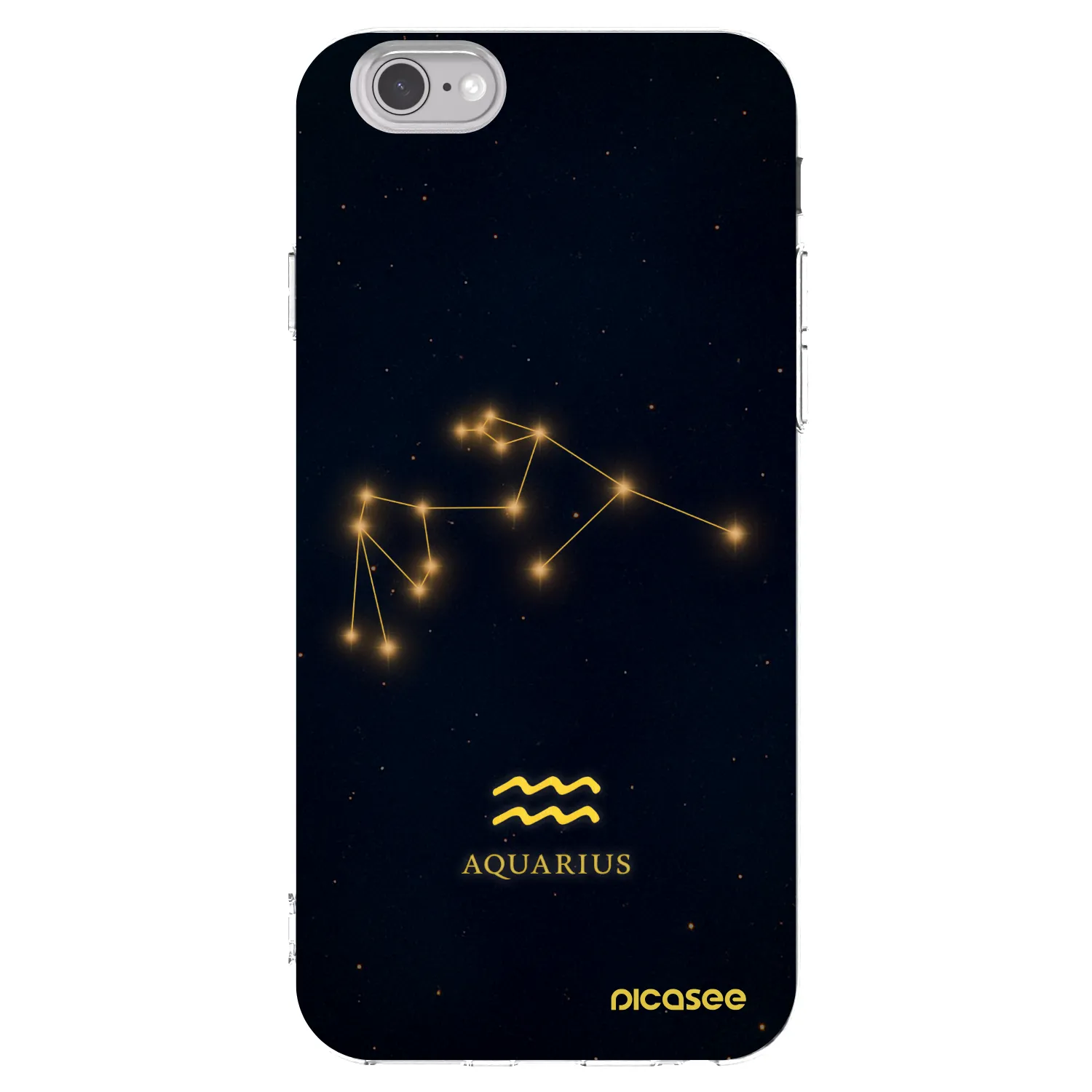 Picasee silikónový prehľadný obal pre Apple iPhone 6/6S - AQUARIUS