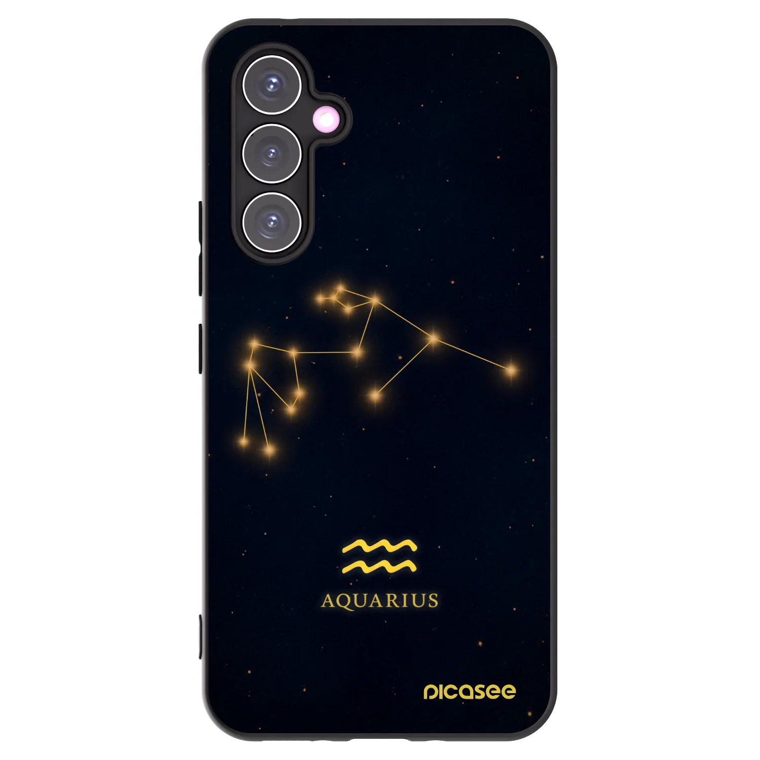 Picasee silikónový čierny obal pre Samsung Galaxy A54 5G A546B - AQUARIUS