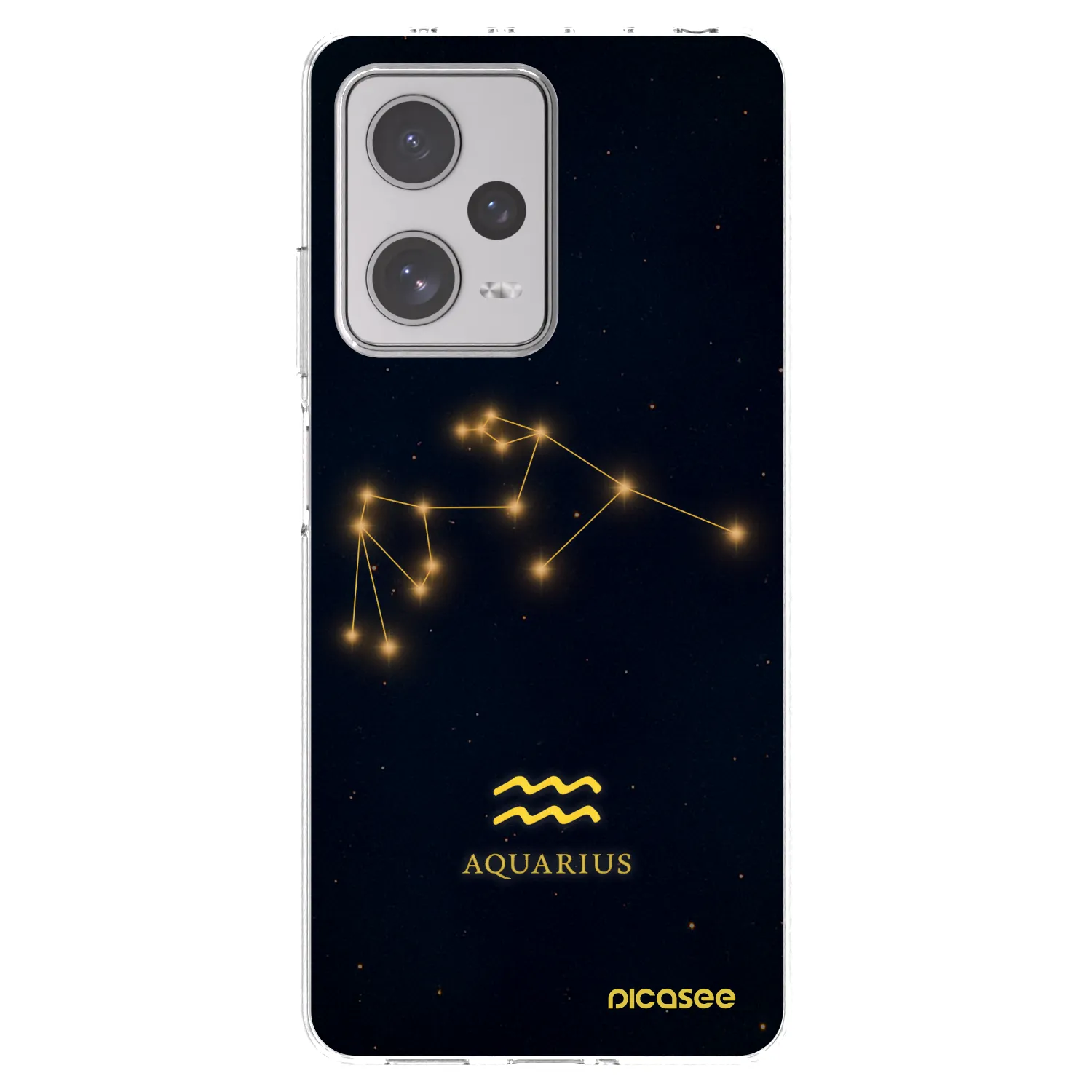 Picasee silikónový prehľadný obal pre Xiaomi Redmi Note 12 Pro+ 5G - AQUARIUS