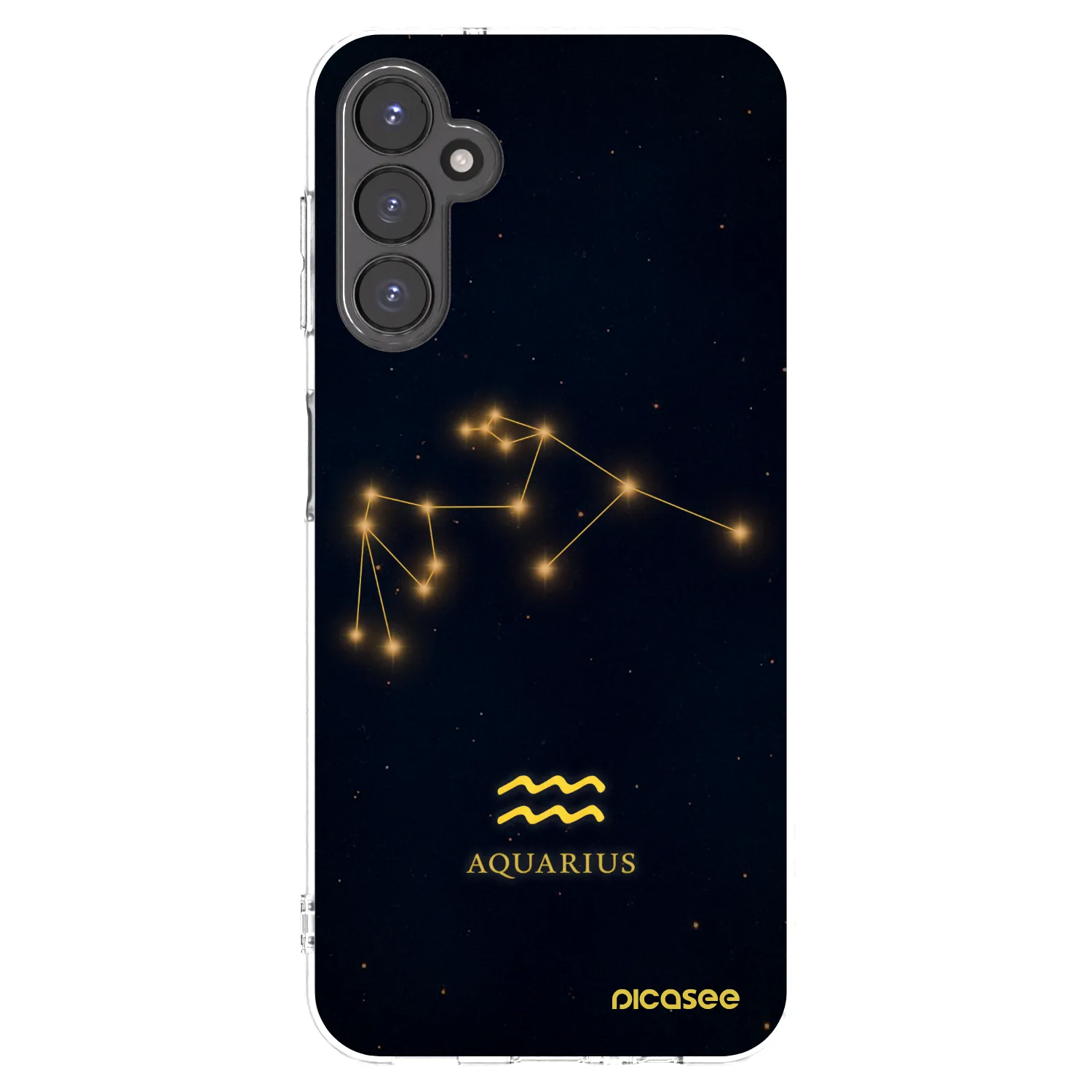 Picasee silikónový prehľadný obal pre Samsung Galaxy A14 4G A145R - AQUARIUS