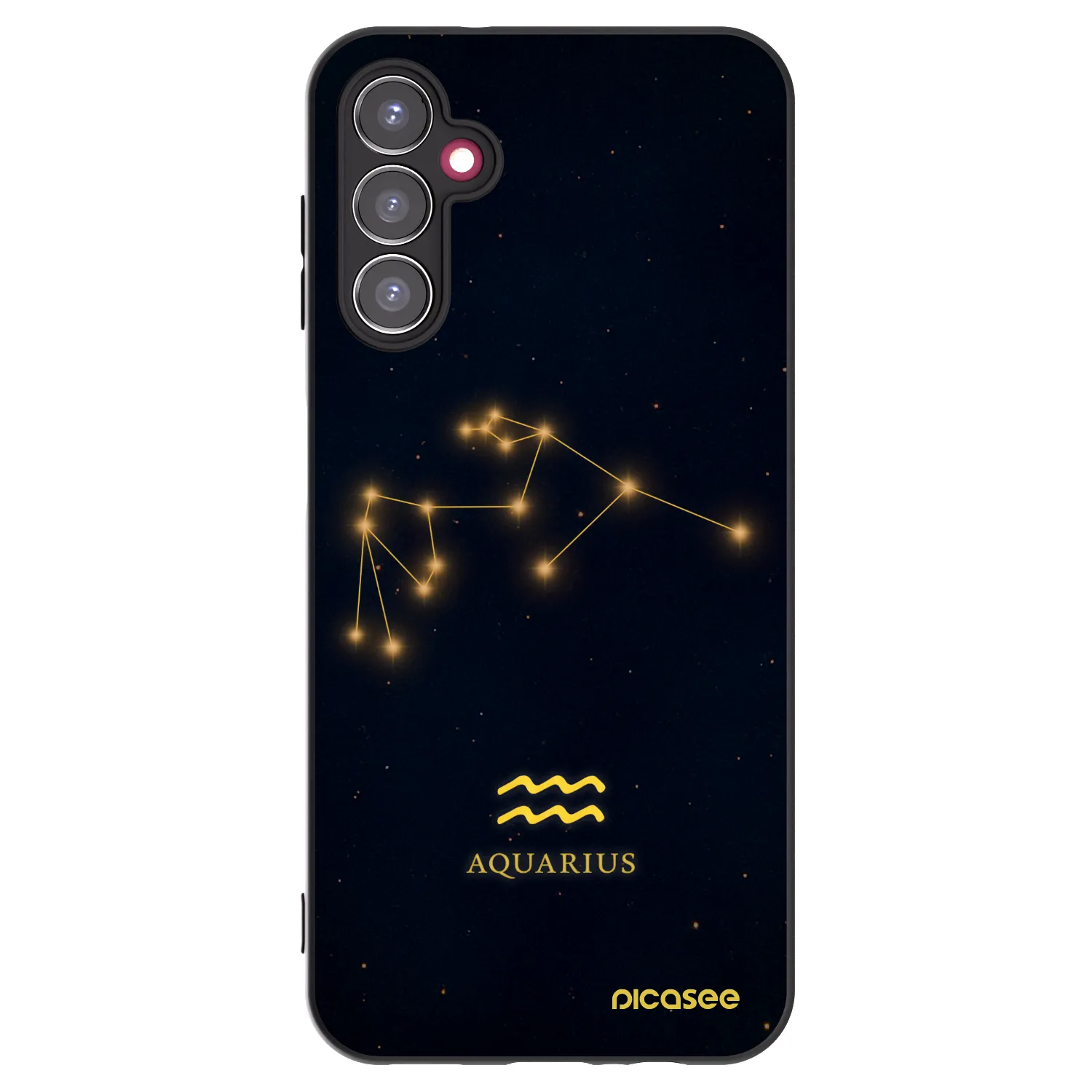 Picasee silikónový čierny obal pre Samsung Galaxy A14 5G A146P - AQUARIUS