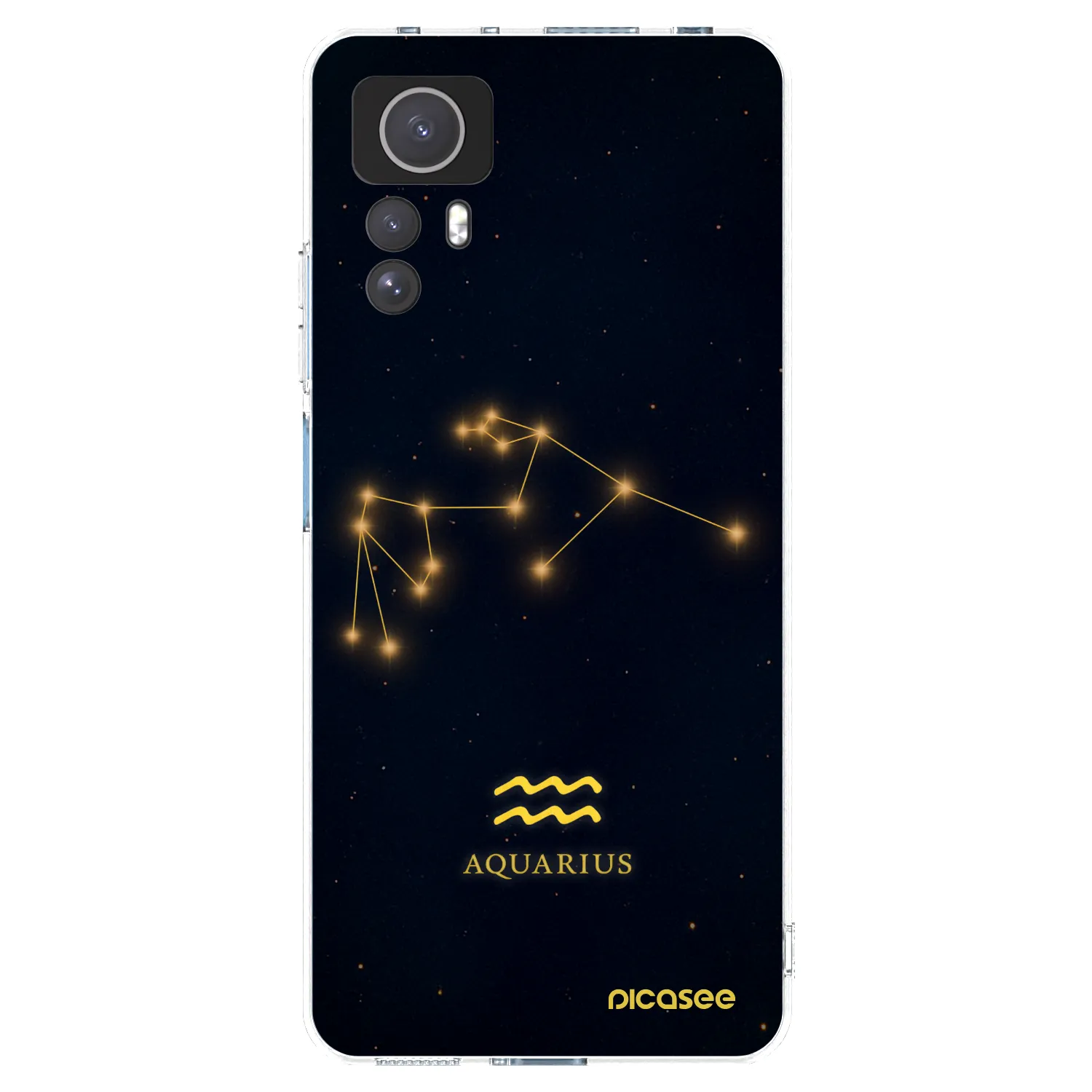Picasee silikónový prehľadný obal pre Xiaomi Redmi Note 12S - AQUARIUS