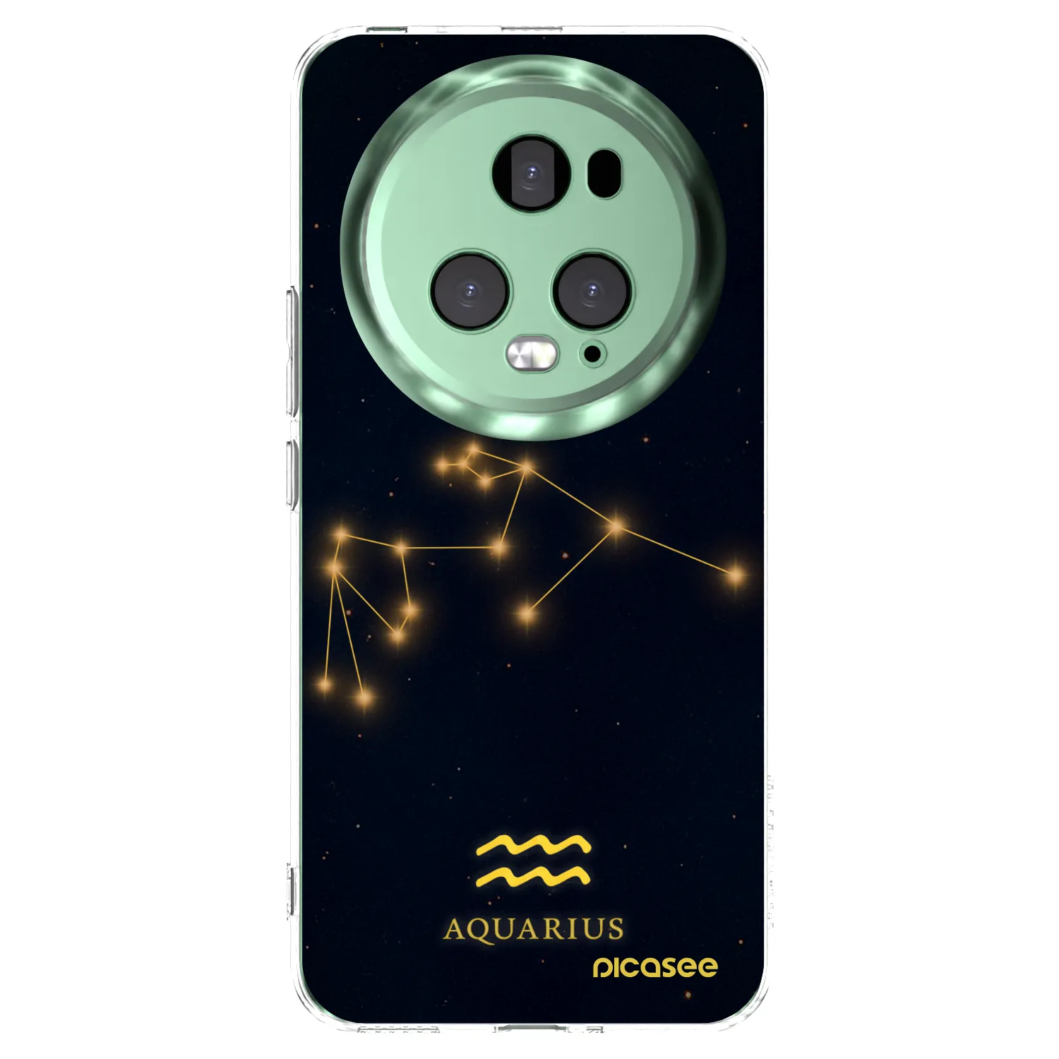 Picasee silikónový prehľadný obal pre Honor Magic5 Pro - AQUARIUS