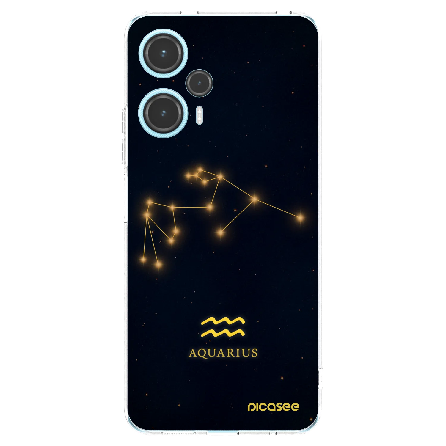 Picasee silikónový prehľadný obal pre Xiaomi Poco F5 - AQUARIUS