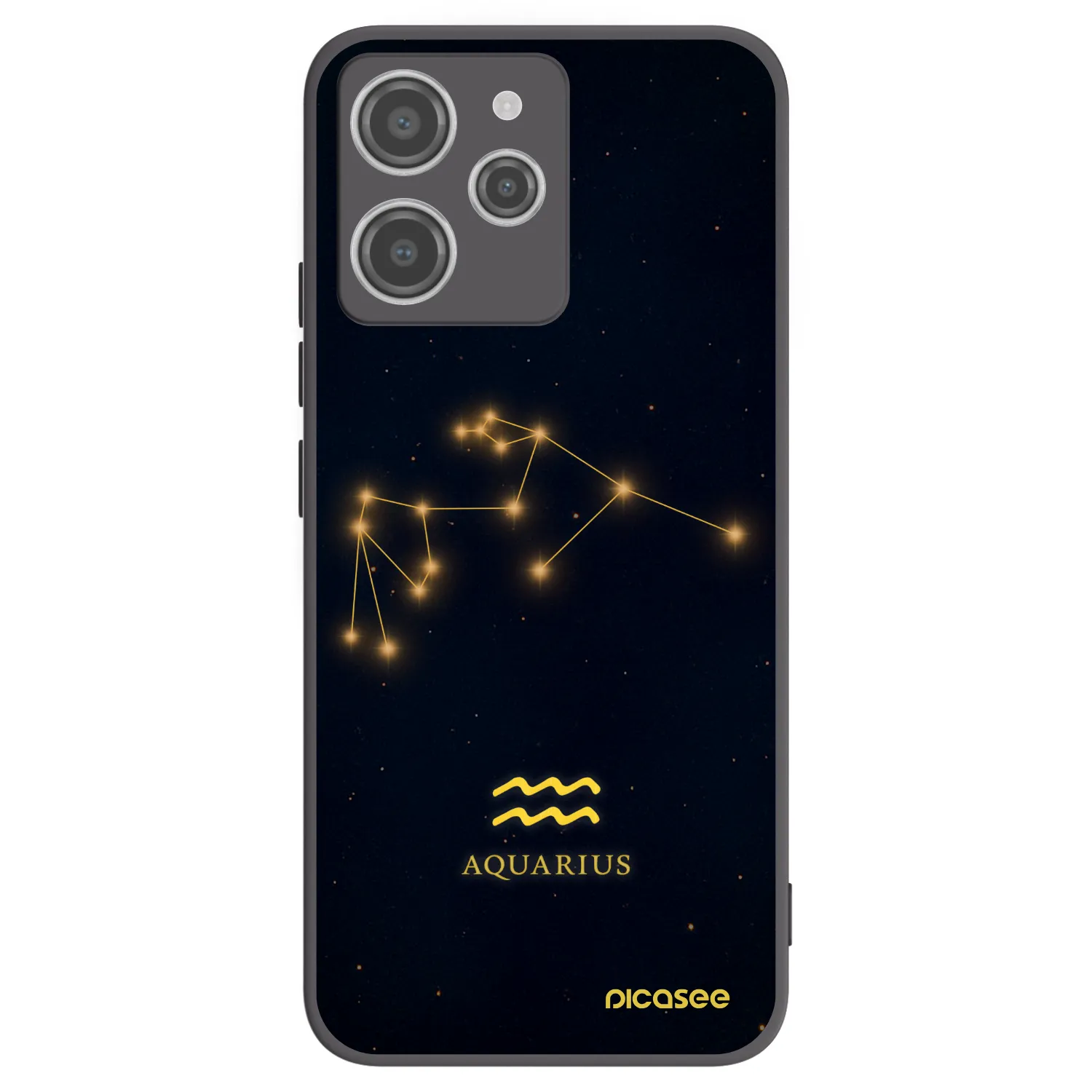 Silikónový čierny obal pre Xiaomi Redmi 12 4G - AQUARIUS