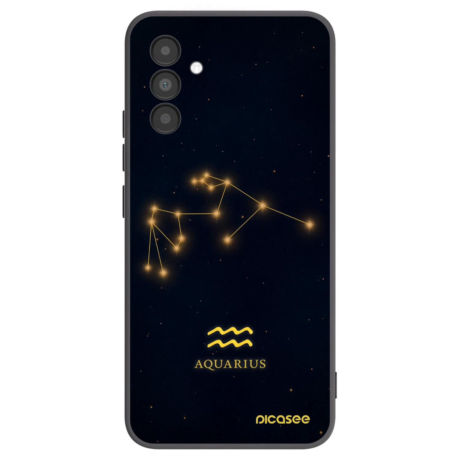 Picasee silikónový čierny obal pre Samsung Galaxy A04s A047F - AQUARIUS