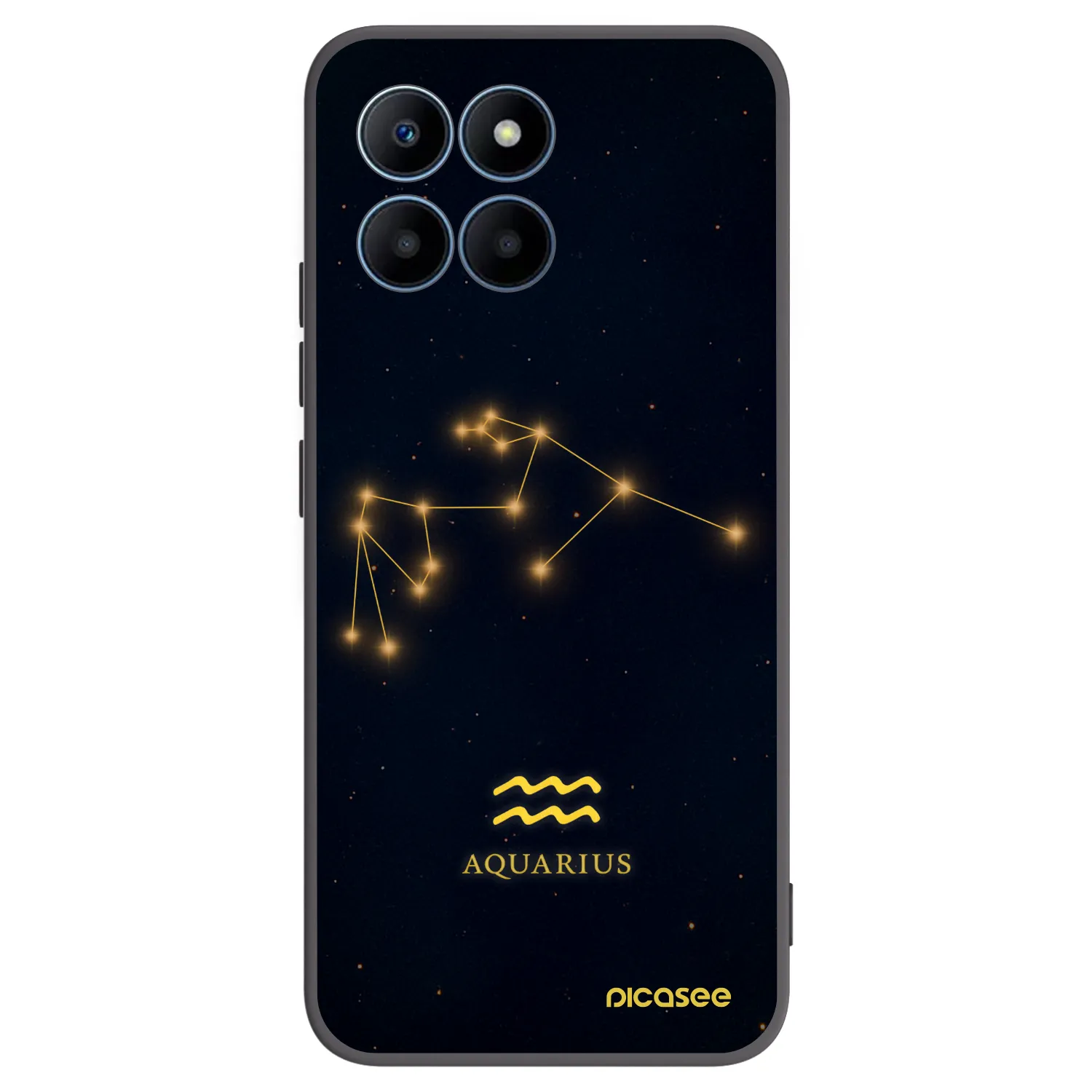 Picasee silikónový čierny obal pre Honor 70 Lite - AQUARIUS
