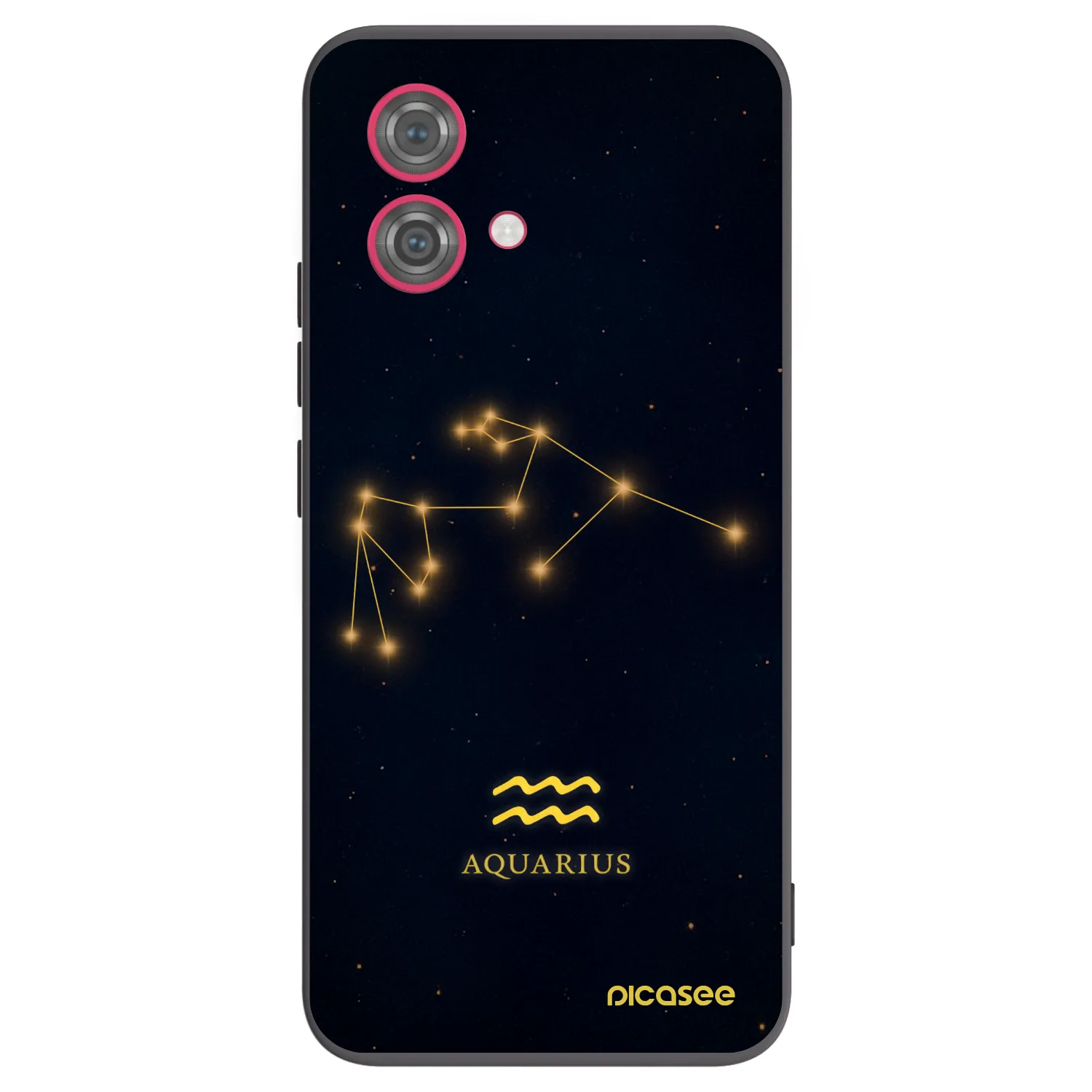 Silikónový čierny obal pre Motorola Moto G84 5G - AQUARIUS