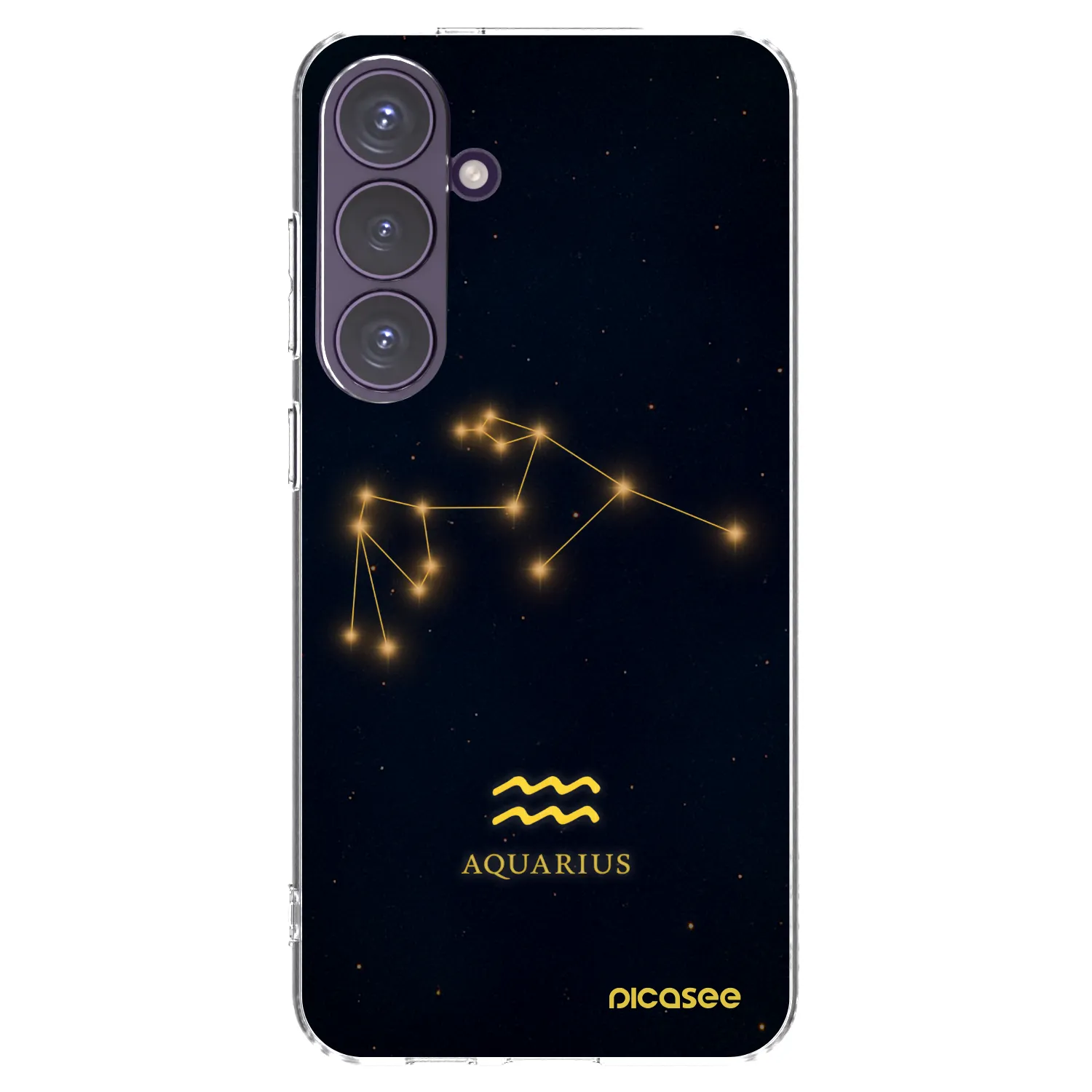 Picasee silikónový prehľadný obal pre Samsung Galaxy S24+ S926B 5G - AQUARIUS