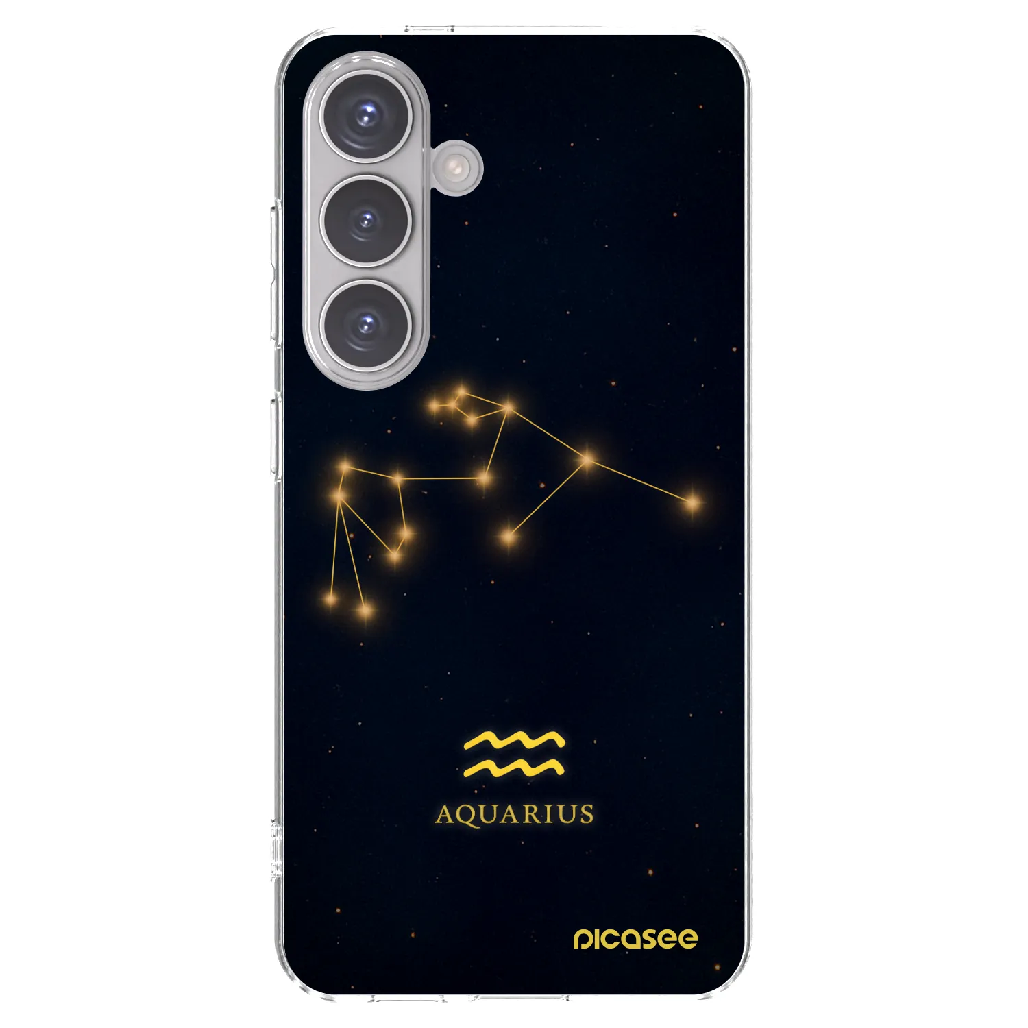 Picasee silikónový prehľadný obal pre Samsung Galaxy S24 S921B 5G - AQUARIUS