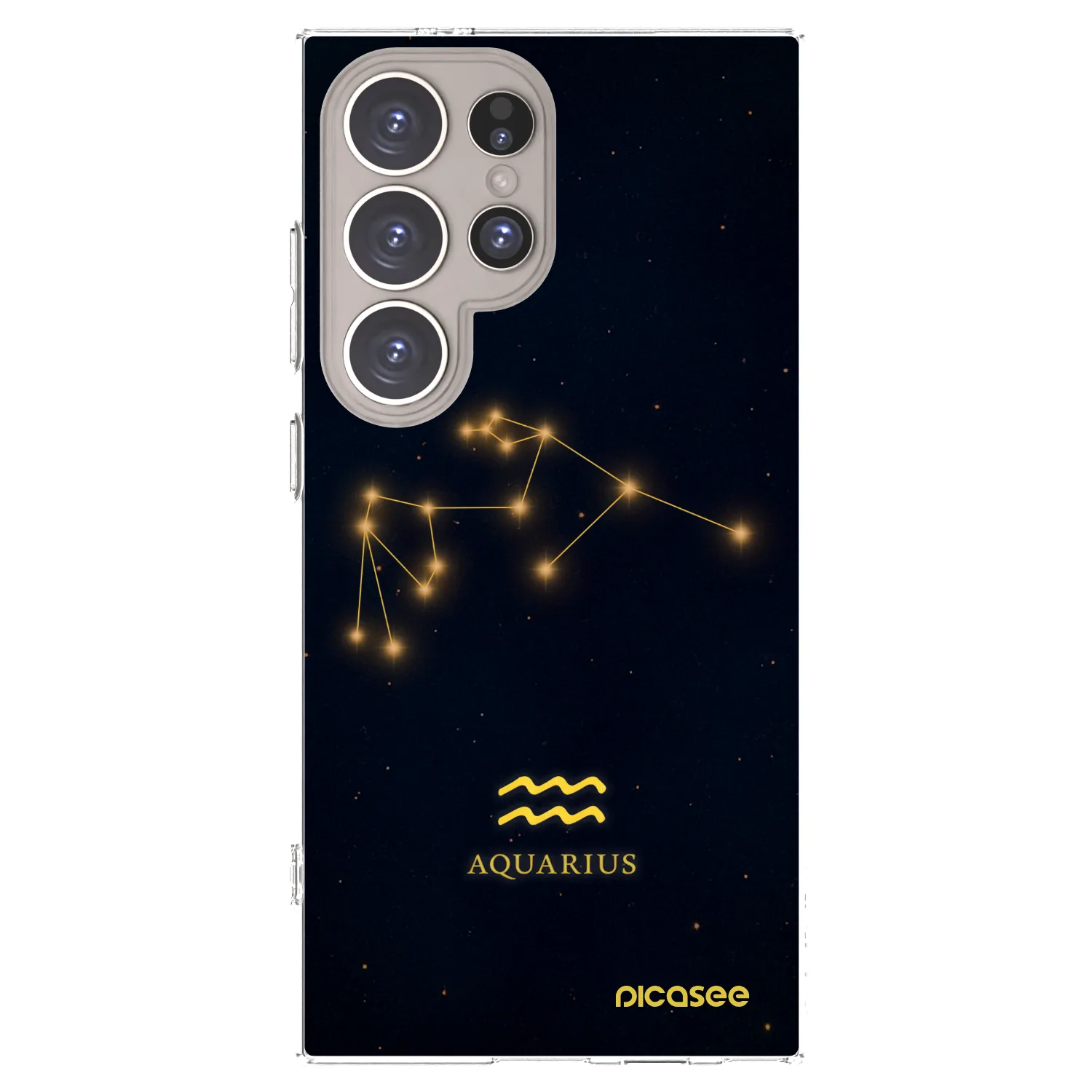 Picasee silikónový prehľadný obal pre Samsung Galaxy S24 Ultra S928B 5G - AQUARIUS