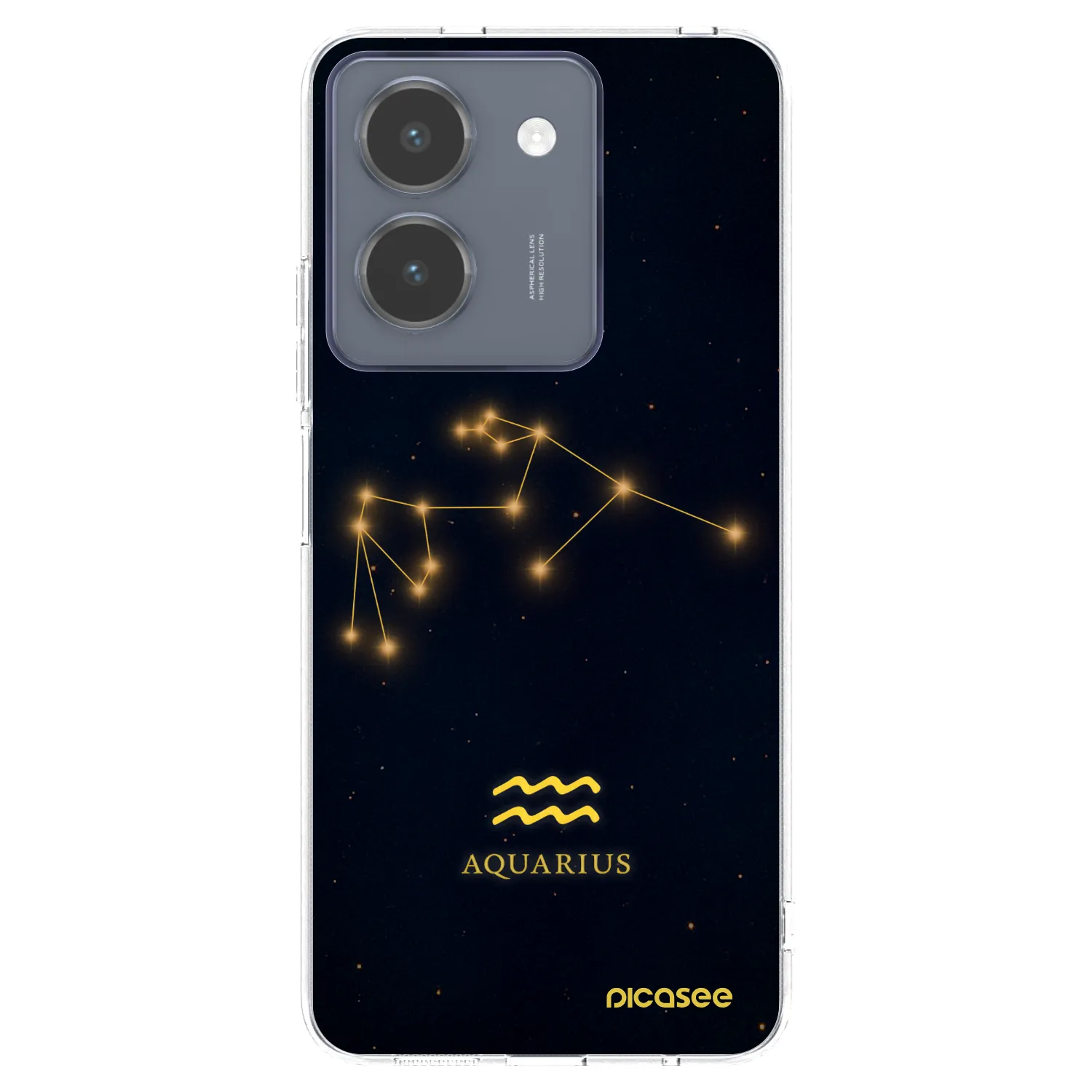 Picasee silikónový prehľadný obal pre Vivo Y36 4G - AQUARIUS