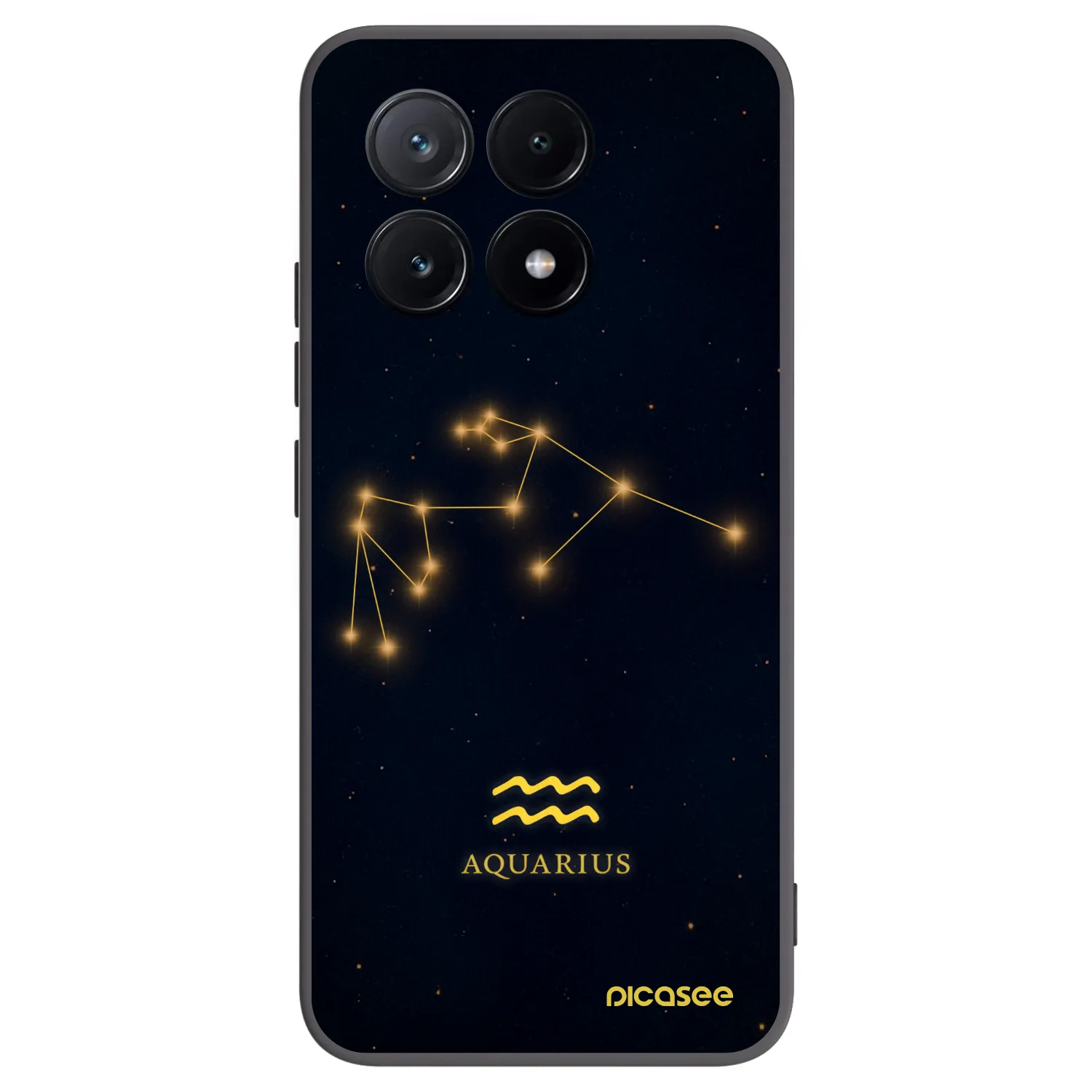 Picasee silikónový čierny obal pre Xiaomi Poco X6 Pro - AQUARIUS