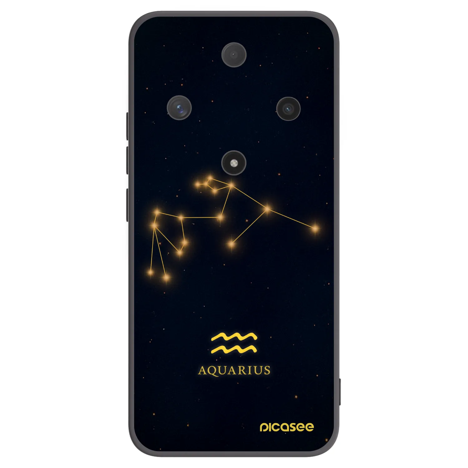 Picasee silikónový čierny obal pre Honor Magic6 Lite 5G - AQUARIUS