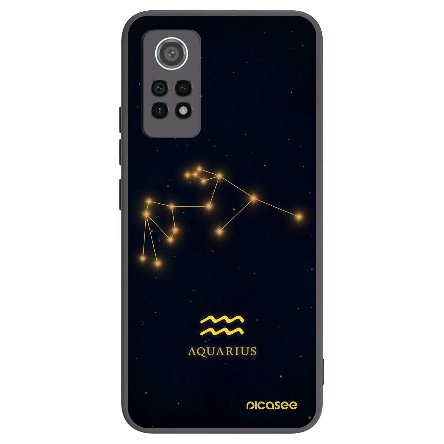 Picasee silikónový čierny obal pre Xiaomi Redmi Note 12 Pro 4G - AQUARIUS