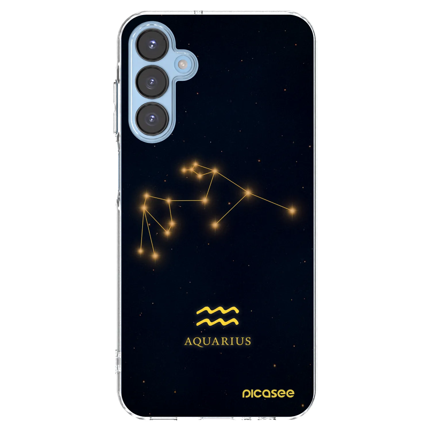 Picasee silikónový prehľadný obal pre Samsung Galaxy A15 A156B 5G - AQUARIUS