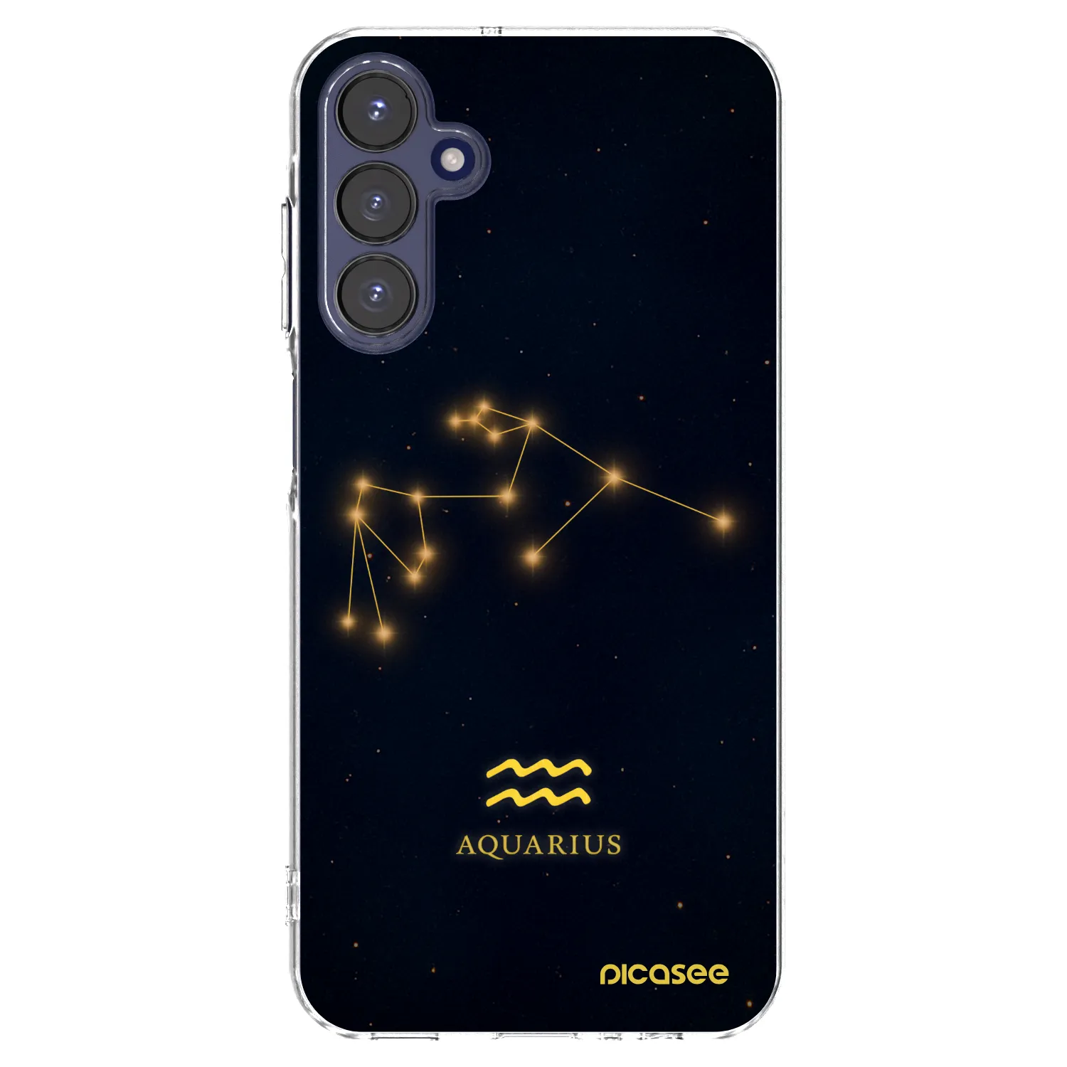 Picasee silikónový prehľadný obal pre Samsung Galaxy A15 A155F 4G - AQUARIUS