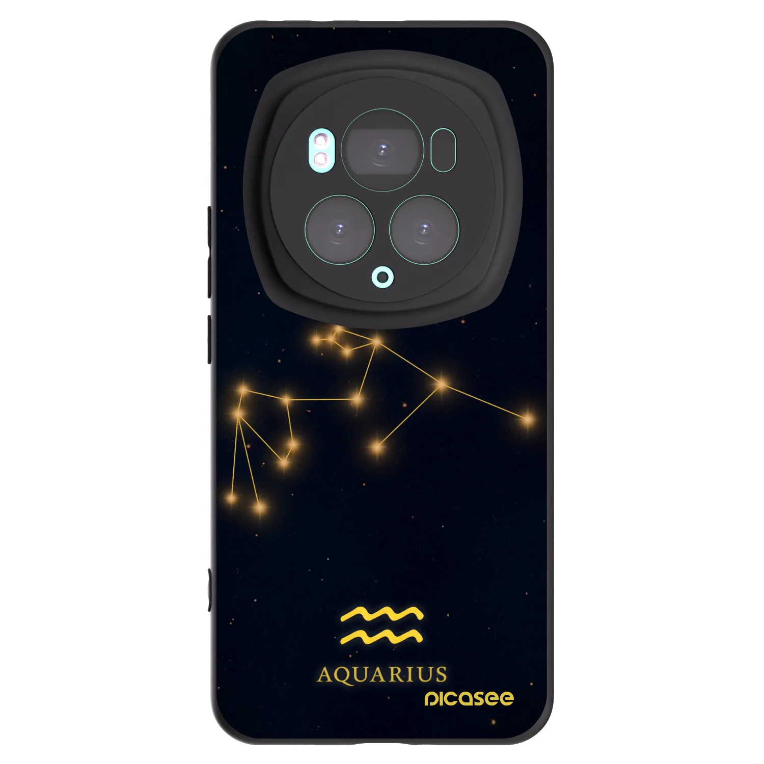 Picasee silikónový čierny obal pre Honor Magic6 Pro - AQUARIUS