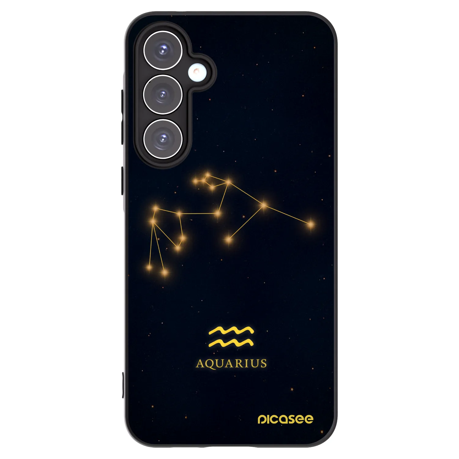Picasee silikónový čierny obal pre Samsung Galaxy A55 5G A556B - AQUARIUS