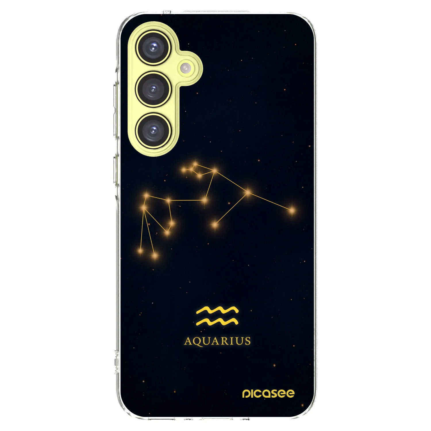 Picasee silikónový prehľadný obal pre Samsung Galaxy A35 5G A356B - AQUARIUS