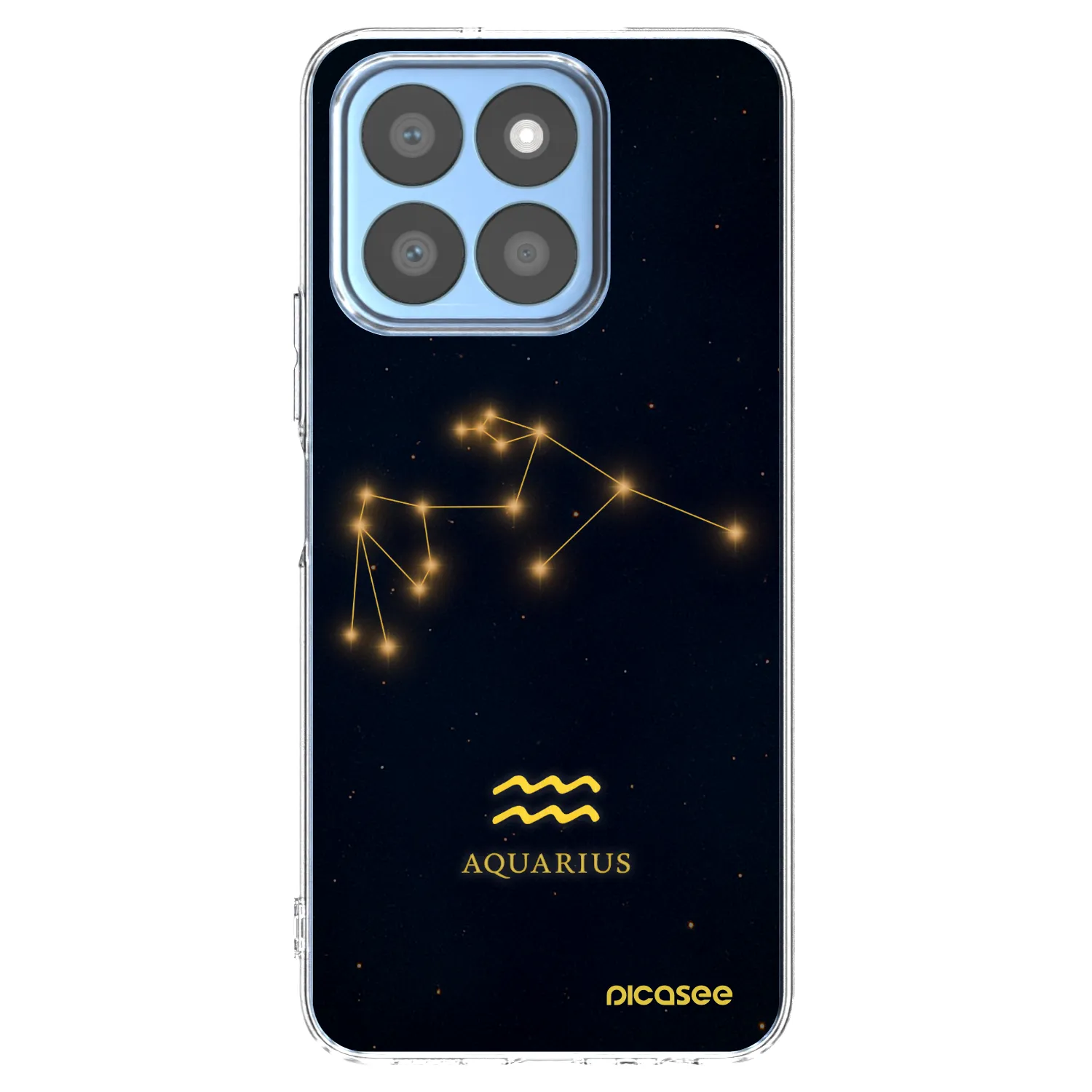 Picasee silikónový prehľadný obal pre Honor X8b - AQUARIUS