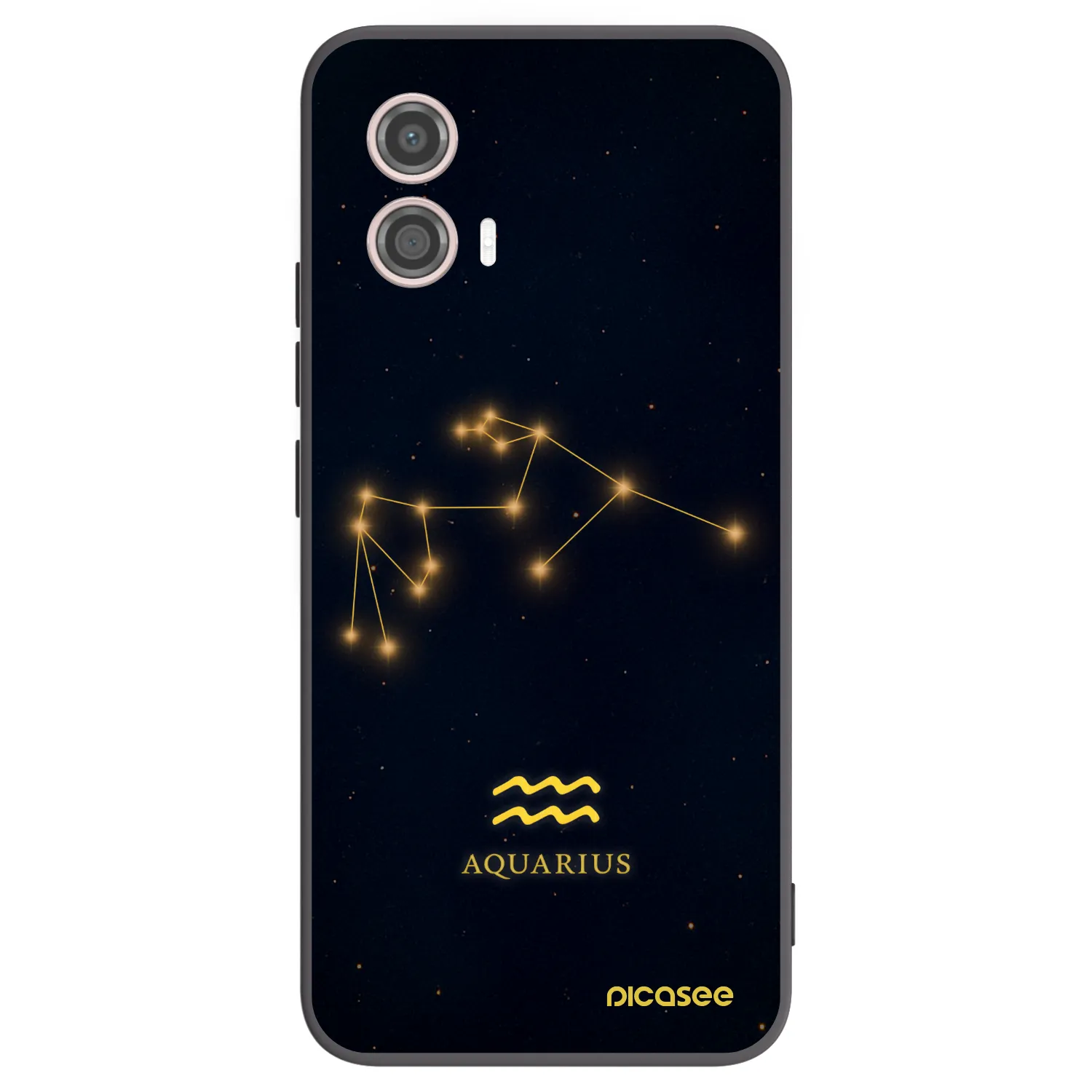 Picasee silikónový čierny obal pre Motorola Moto G53 5G - AQUARIUS