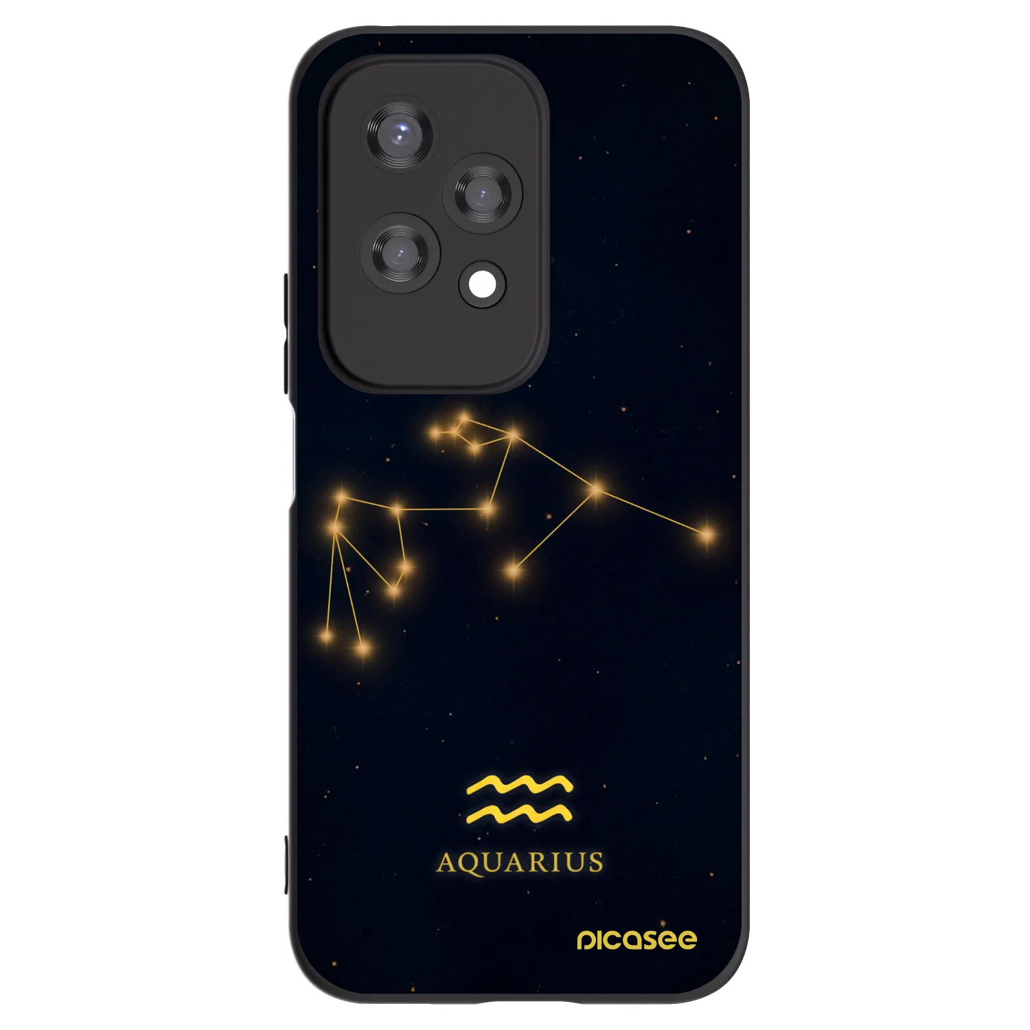 Picasee silikónový čierny obal pre Honor 200 Lite - AQUARIUS