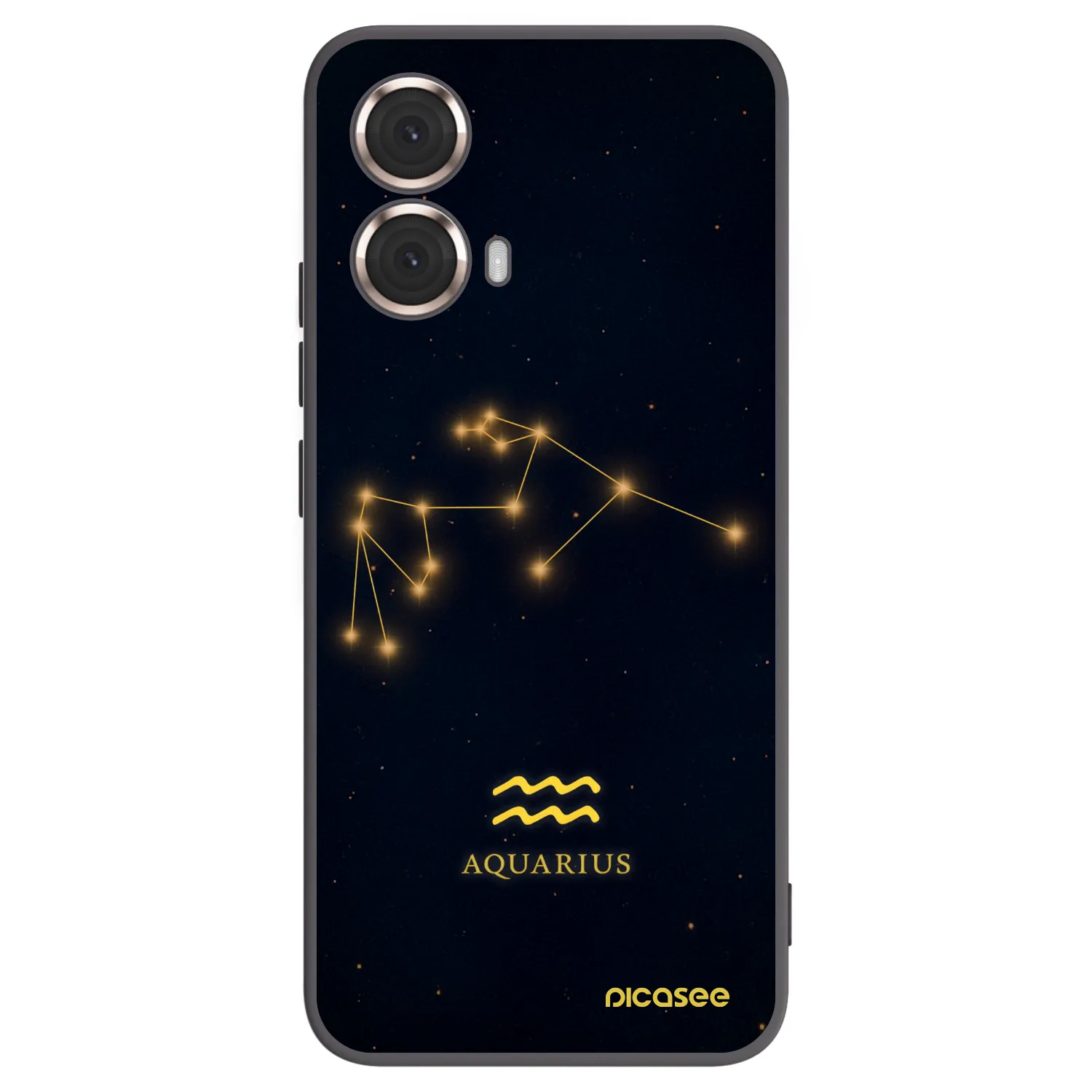 Silikónový čierny obal pre Motorola Moto G85 - AQUARIUS