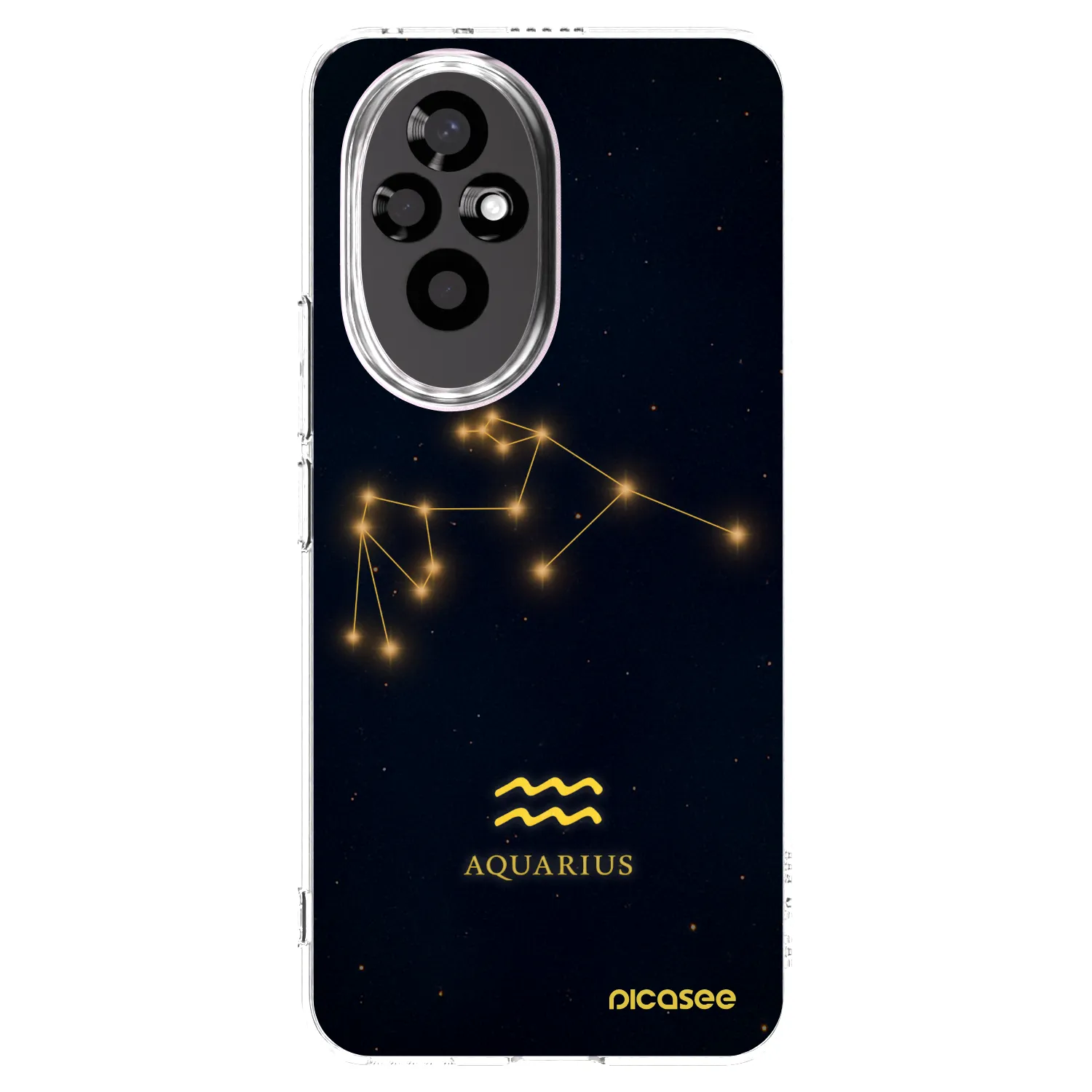 Picasee silikónový prehľadný obal pre Honor 200 Pro 5G - AQUARIUS