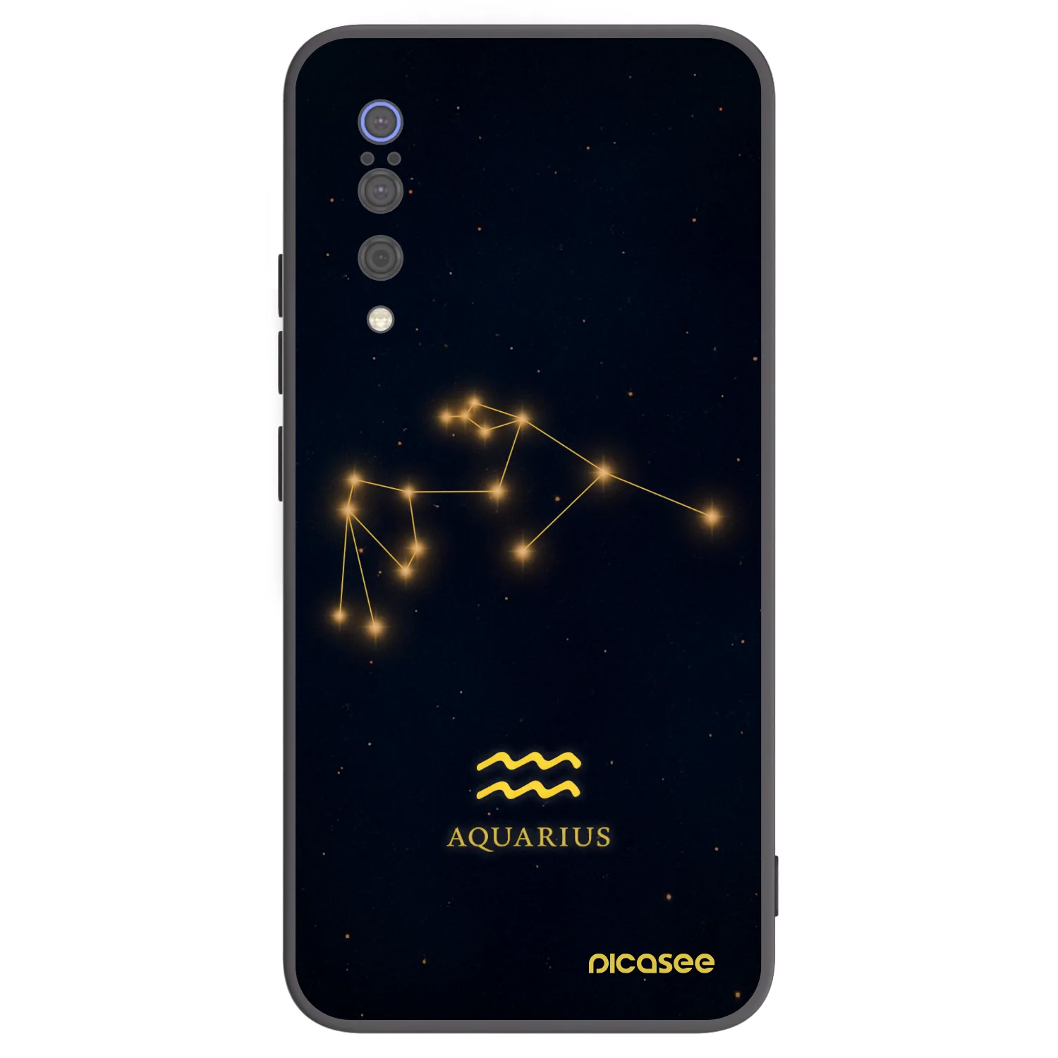 Picasee silikónový čierny obal pre Xiaomi Mi 9 - AQUARIUS