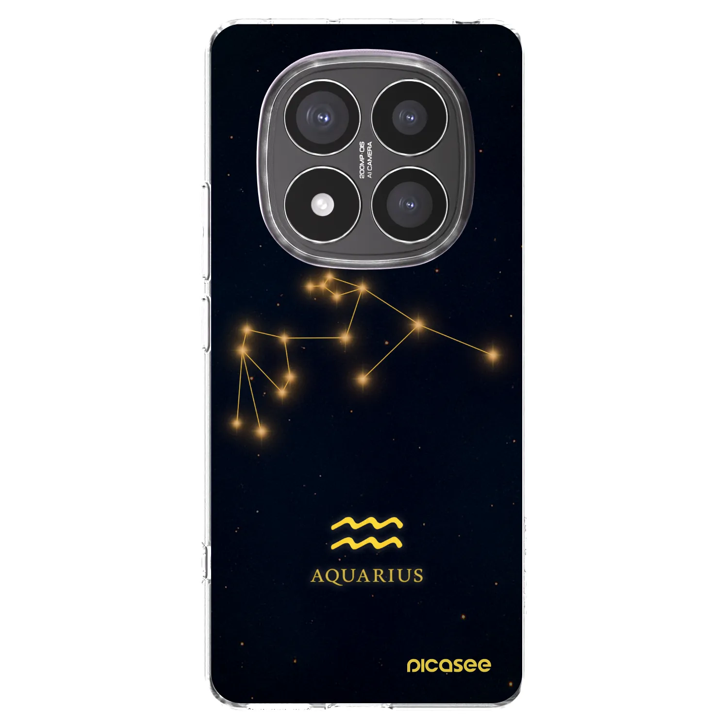 Silikónový prehľadný obal pre Xiaomi Redmi Note 14 Pro+ 5G - AQUARIUS